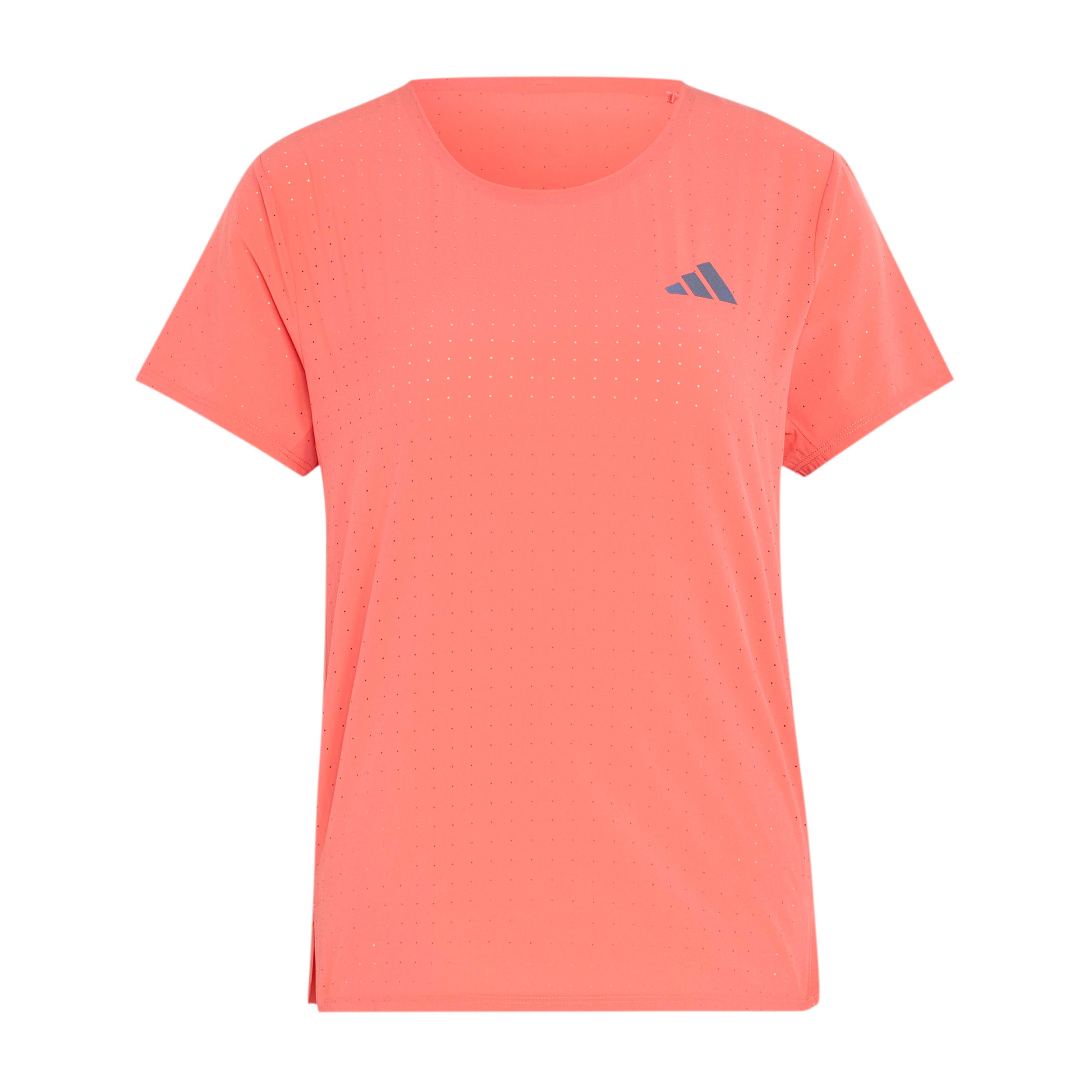 adidas adizero Tee Camicia da corsa Donna - rosso