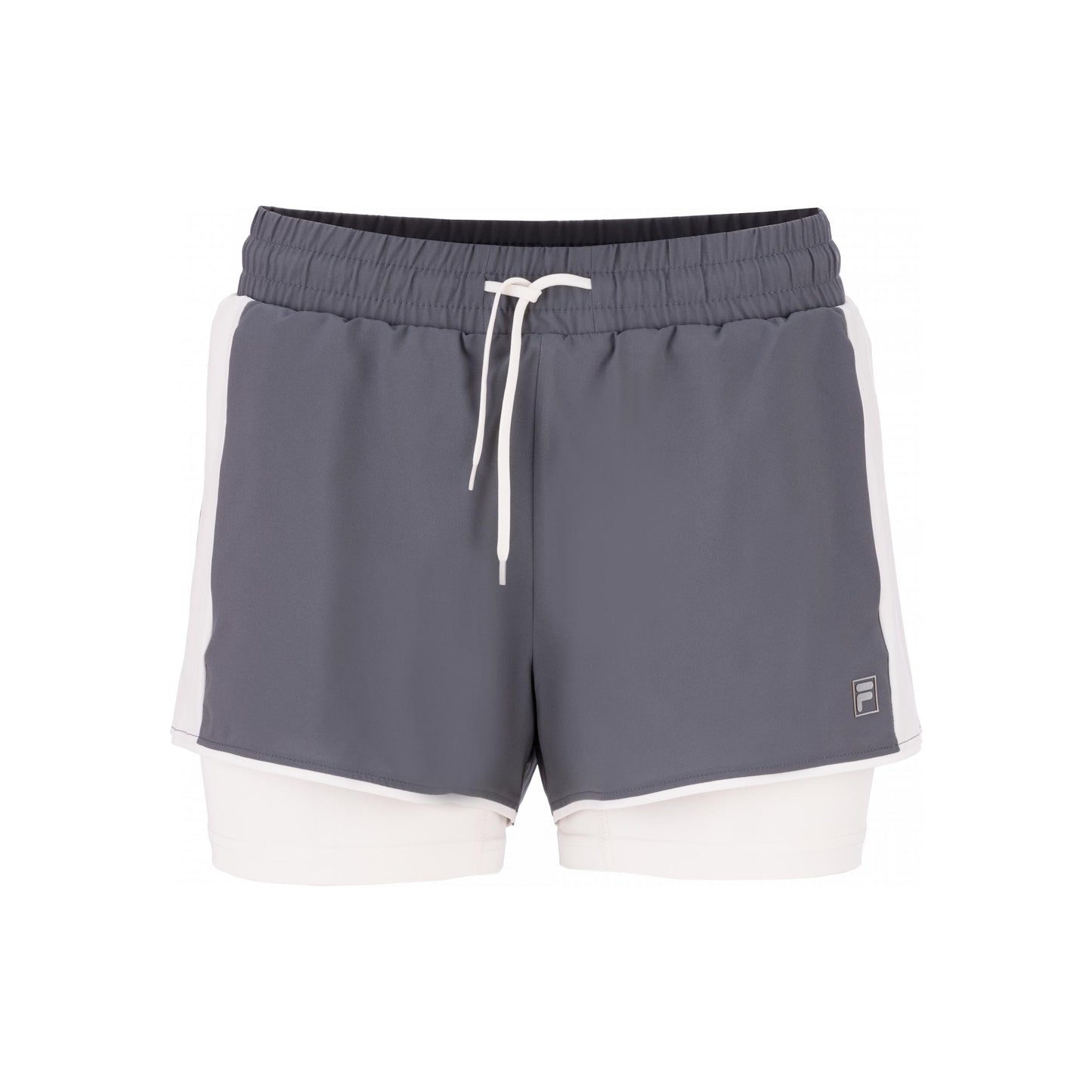 Fila Elea Shorts Femmes - bleu gris, blanc cassé