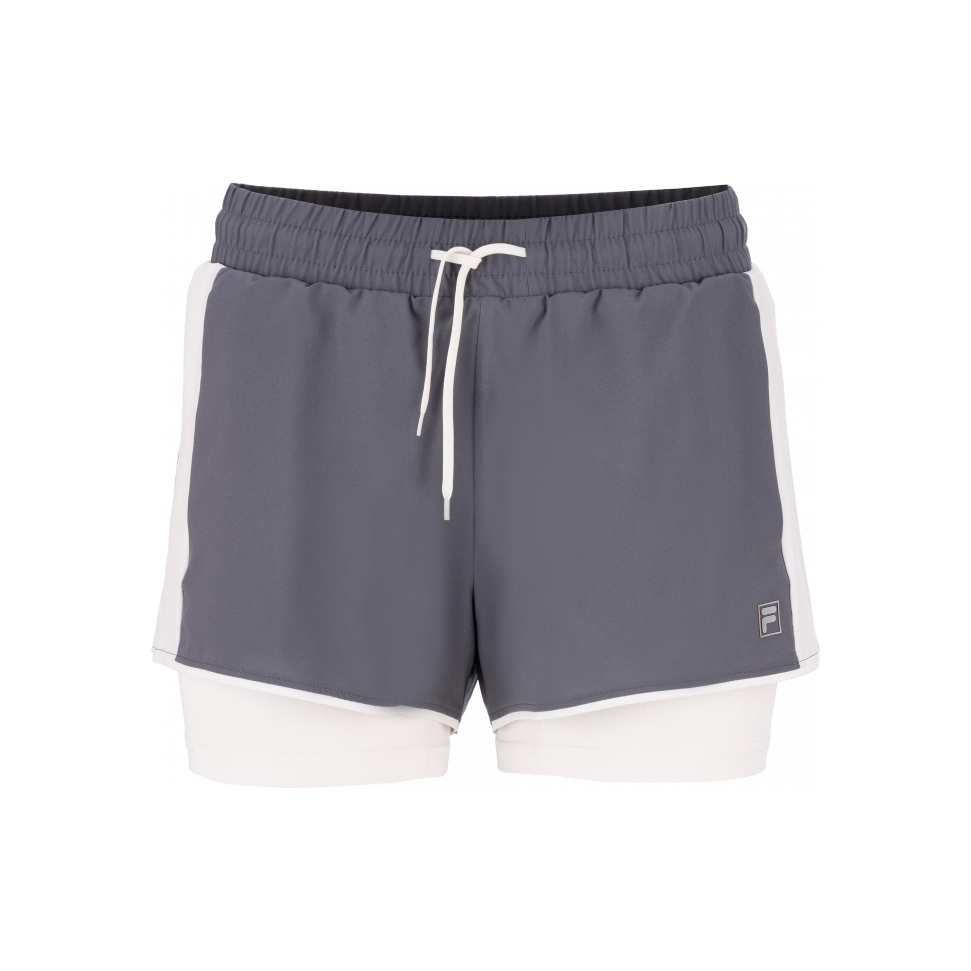 Fila Elea Shorts Femmes - bleu gris, blanc cassé