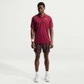 Dri-Fit Victory Court Solid Polo Uomini - vino rosso
