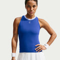 Court Dri-FIT Advantage Tank-Top Damen - blau, weiß