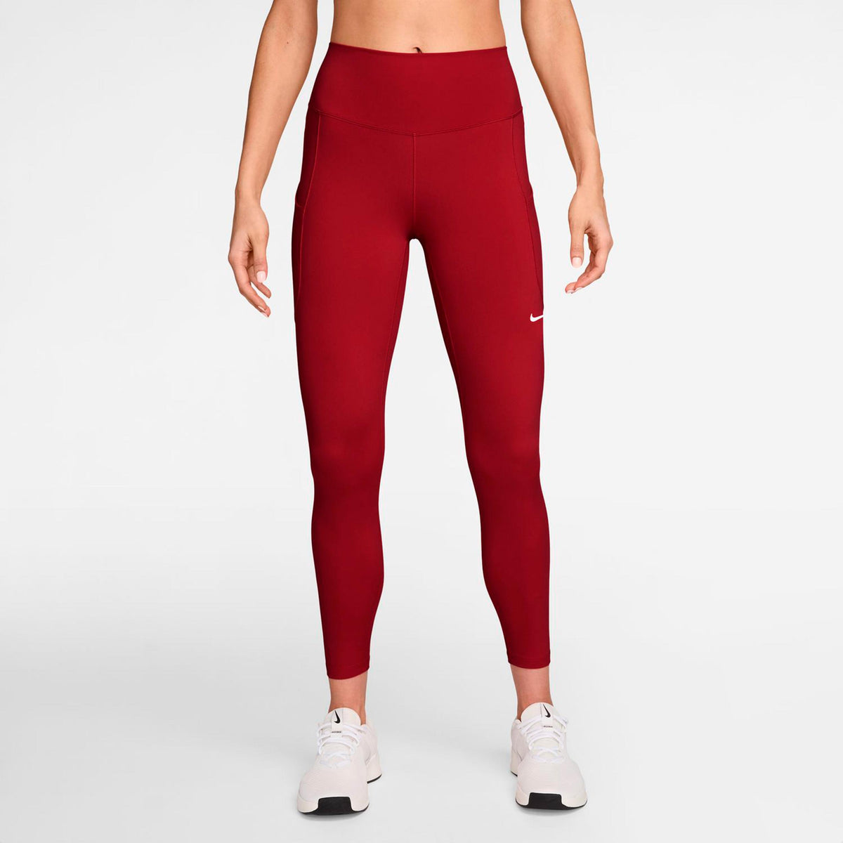 Nike Dri-FIT One High Rise 7/8 Collant tight Femmes - rouge