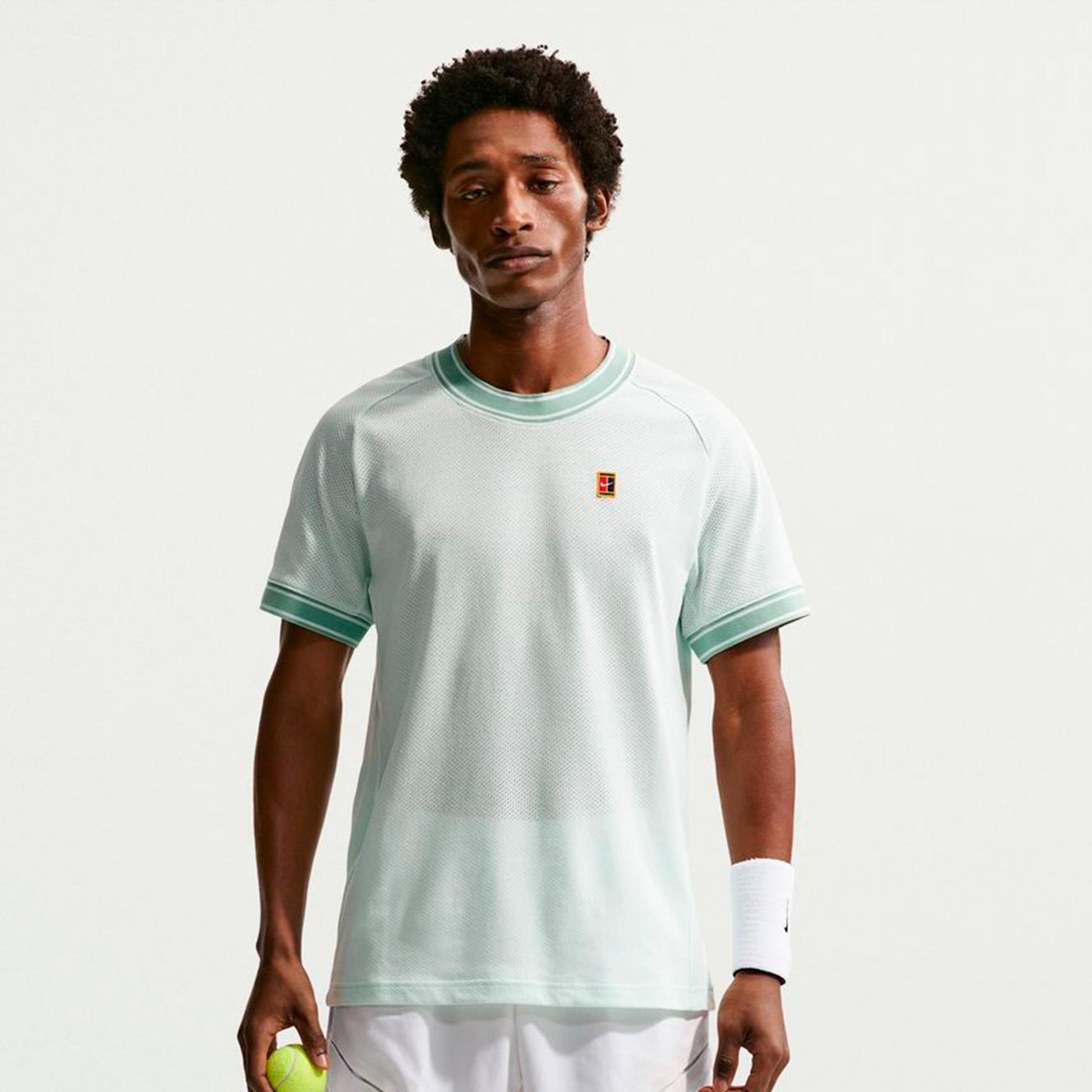 Nike Court Heritage T-shirt Hommes - menthe