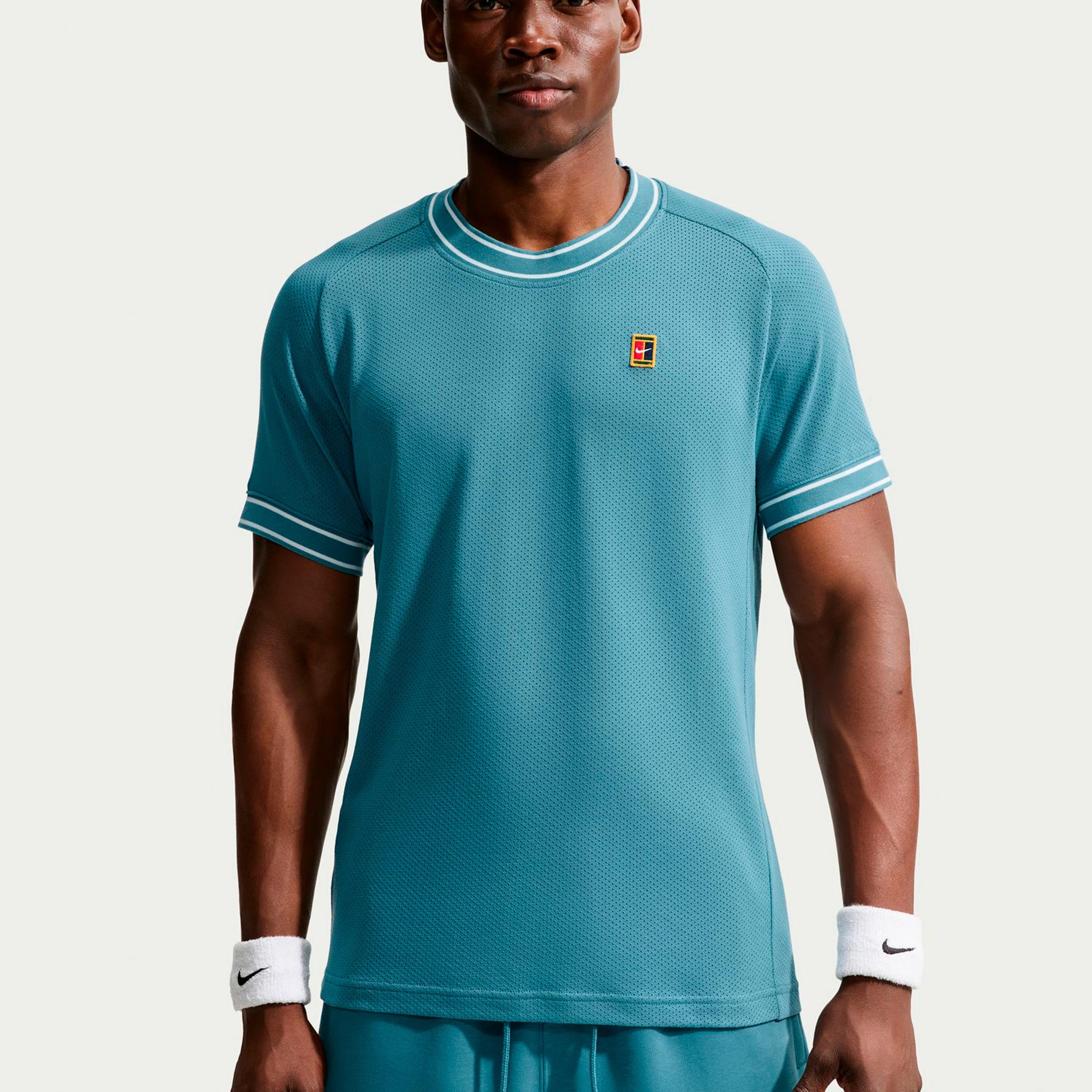 Nike Court Heritage T-Shirt Herren - petrol