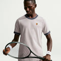 Court Heritage Maglietta Uomini - grigio, lilla