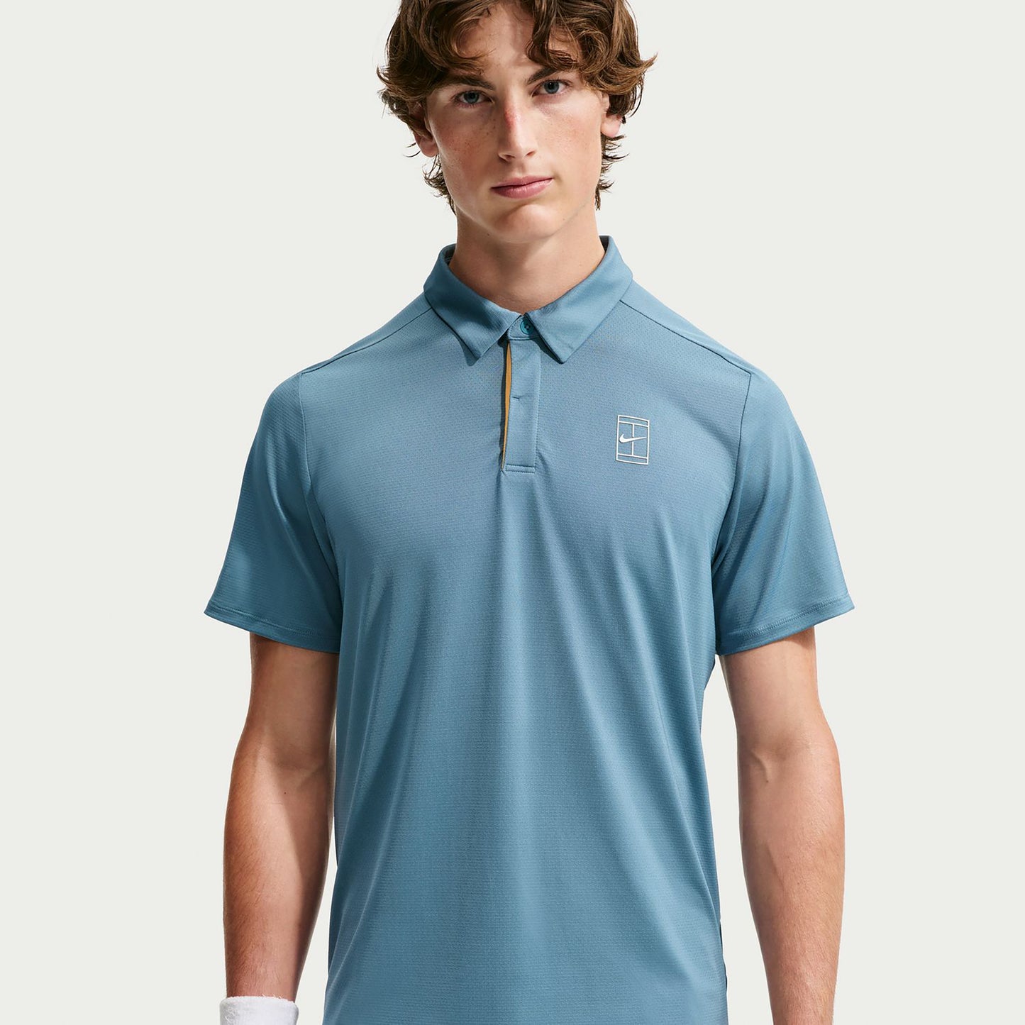Nike Court Dri-FIT Advantage Polo Hommes - bleu petrol