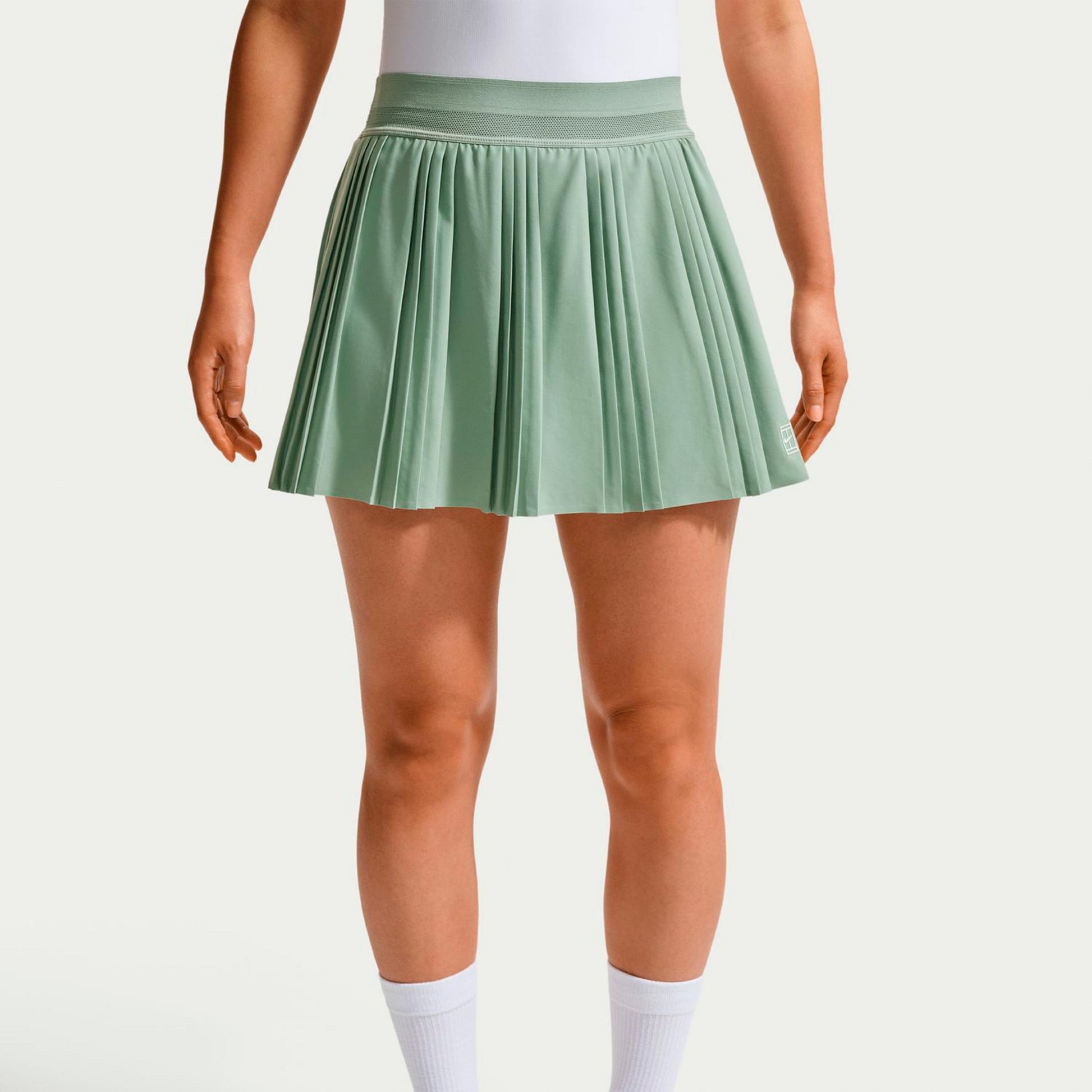 Nike Court Dri-FIT Advantage Ace Rock Damen - graugrün, weiß