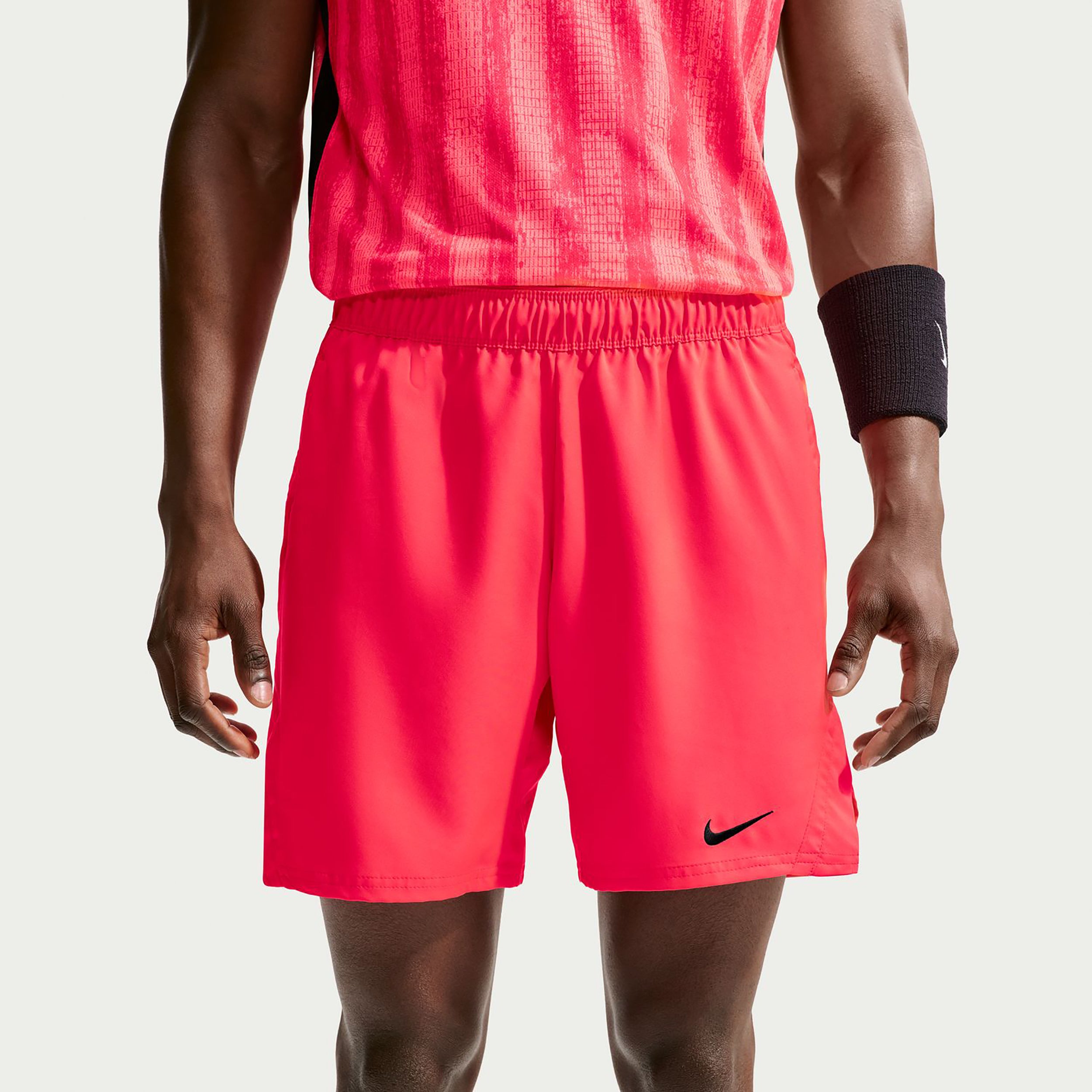 Nike Court Victory Dri-Fit 7in Shorts Herren - rot, schwarz