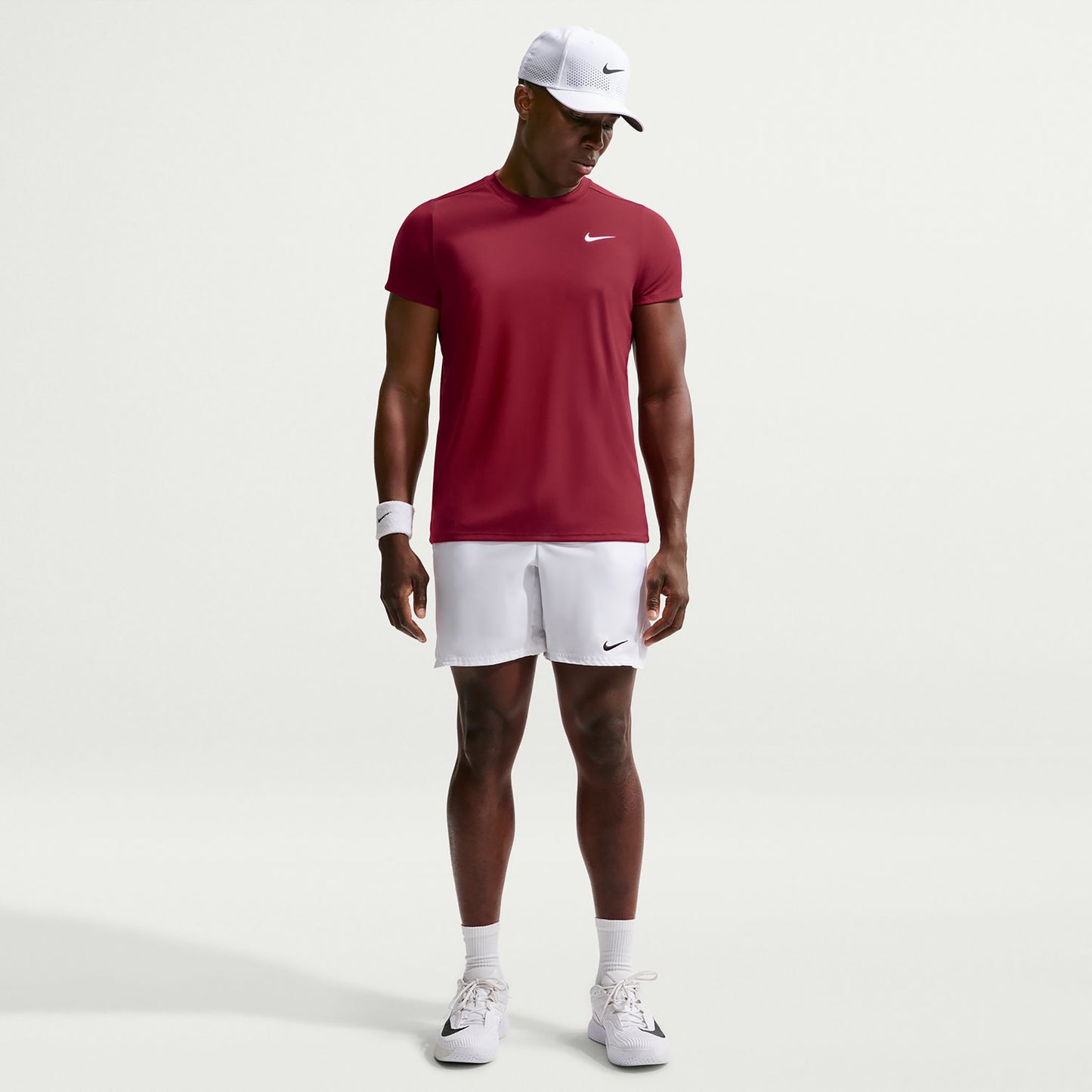 Nike Court Victory Dry T-Shirt Herren - weinrot