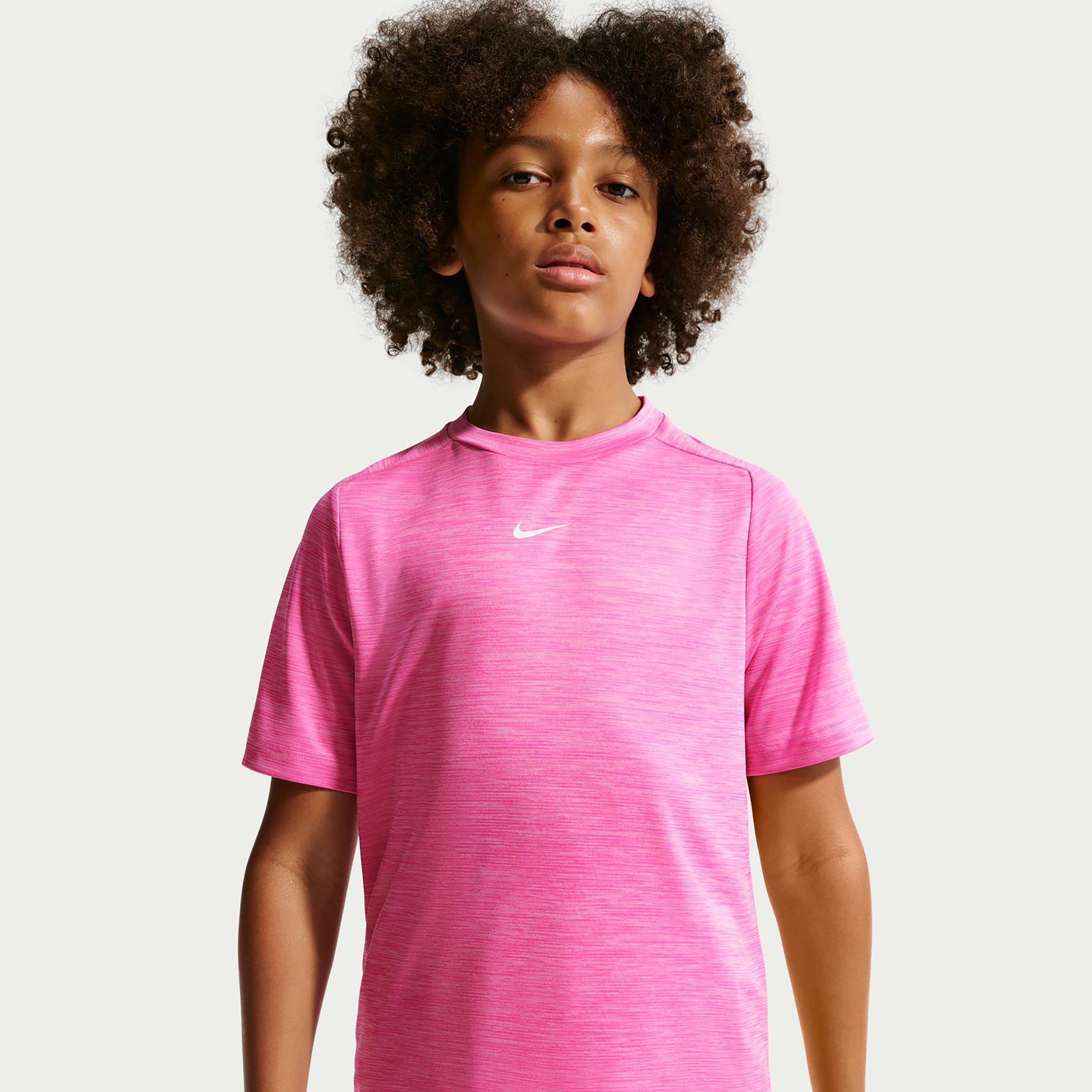Nike Dri-FIT Multi Heather Maglietta Bambini - rosa, rosa