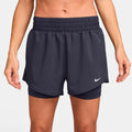 Dri-Fit One High Rise 2in1 3in Pantaloncini Donna - grigio scuro