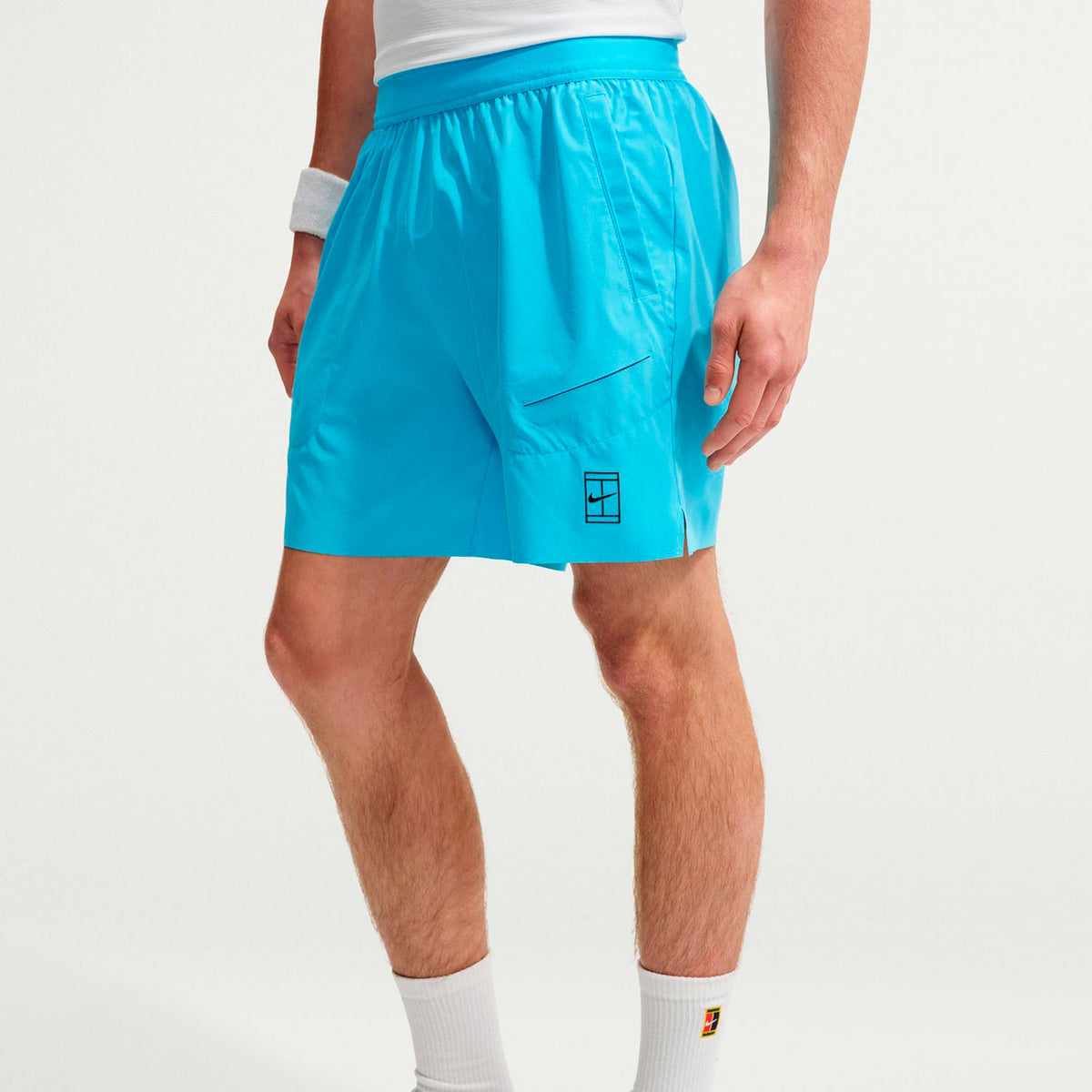 Nike Court Dri-FIT Advantage 6in Shorts Herren - hellblau