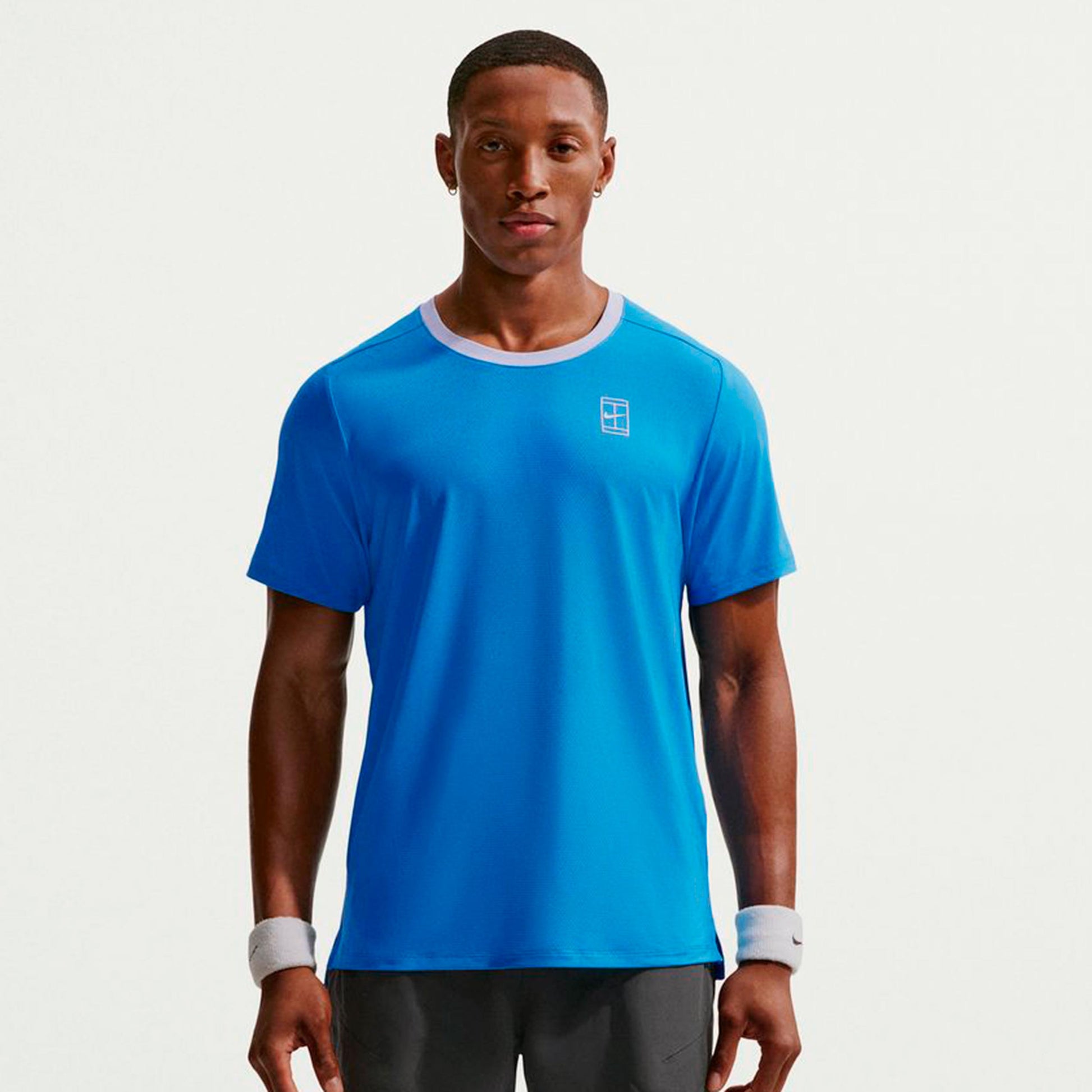Nike Carlos Alcaraz Court Dri-FIT Advantage Maglietta Uomini - blu cobalto