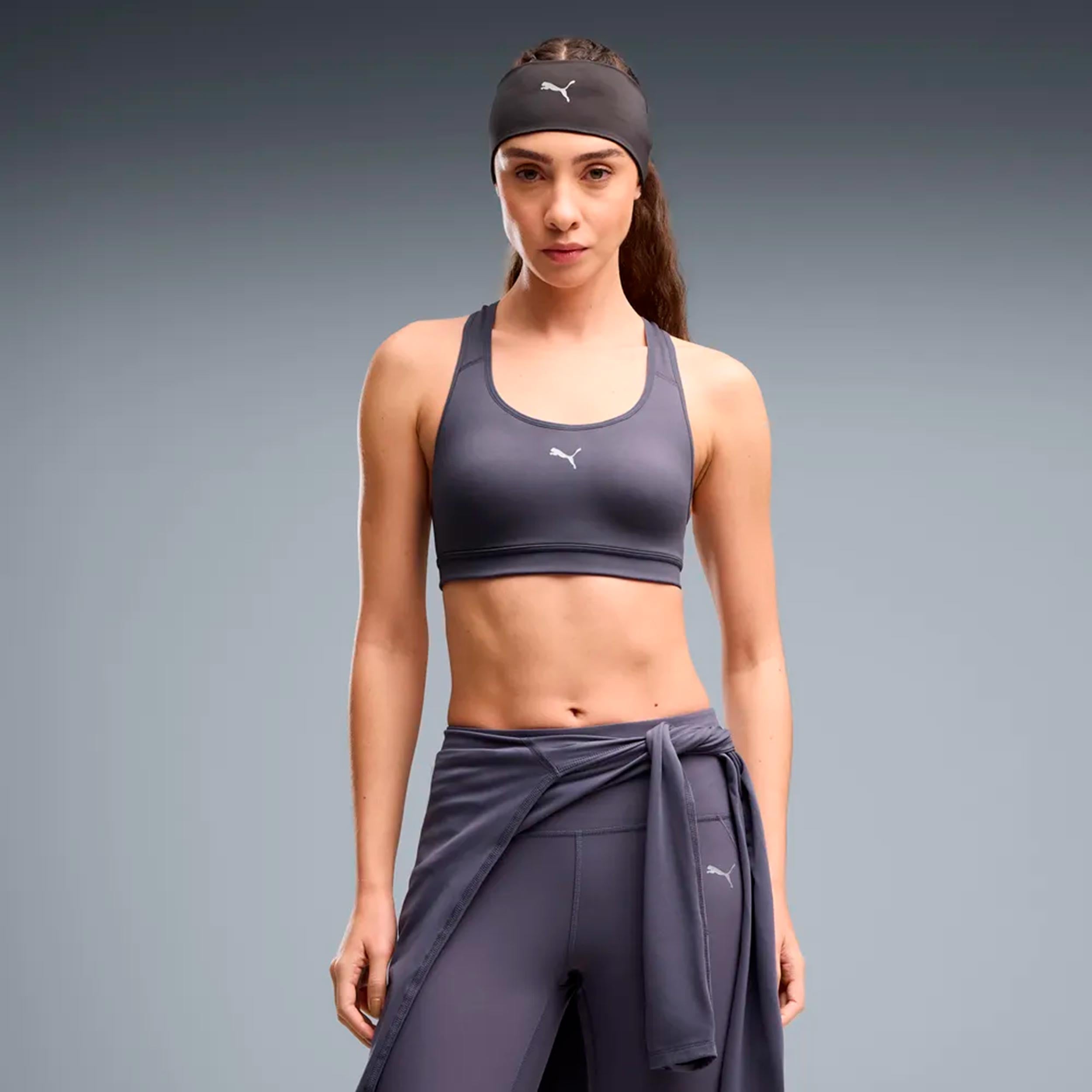Puma 4Keeps Run  Reggiseni sportivi Donna - grigio