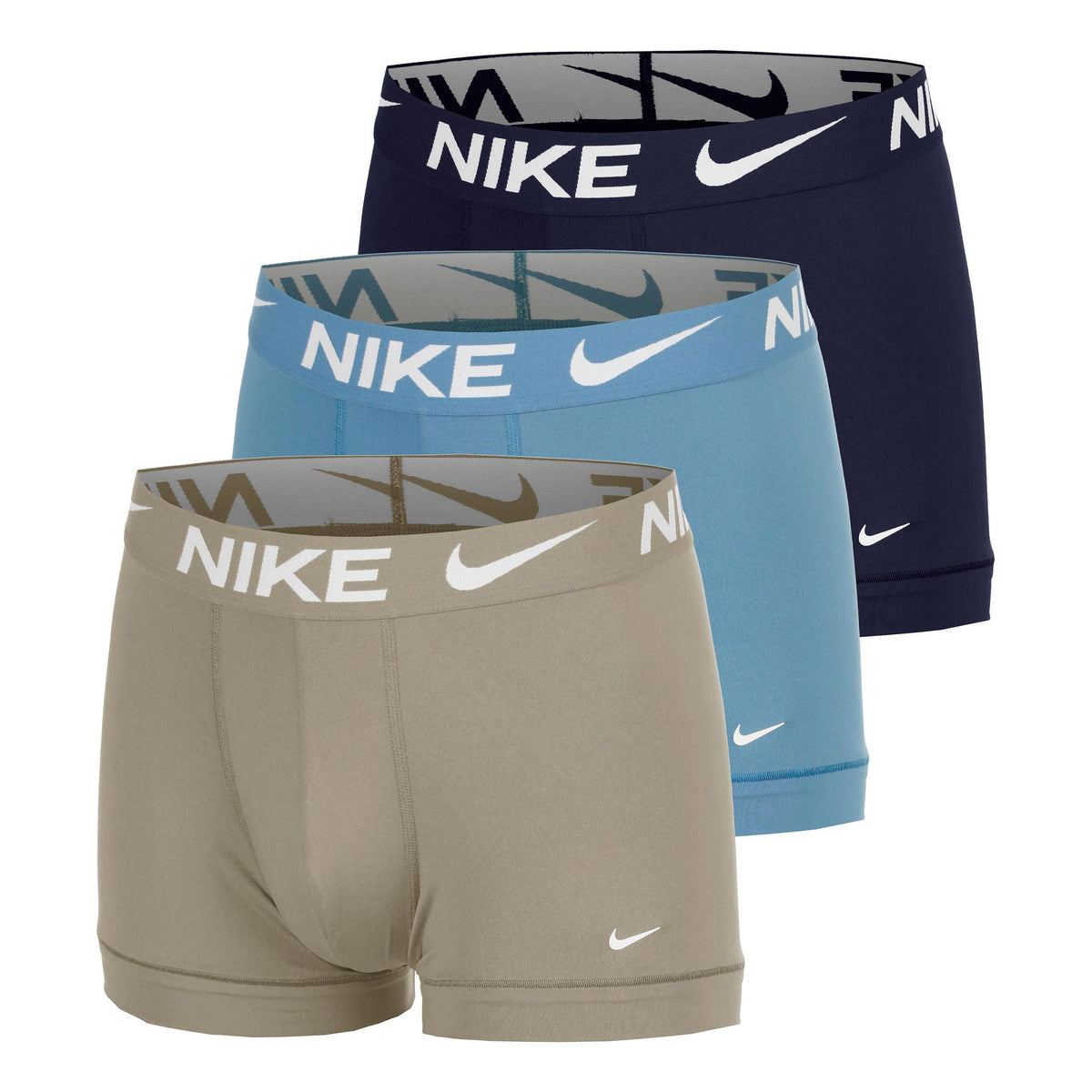 Nike Dri-Fit Essential Micro Trunk Caleçon Pack de 3 Hommes - vert