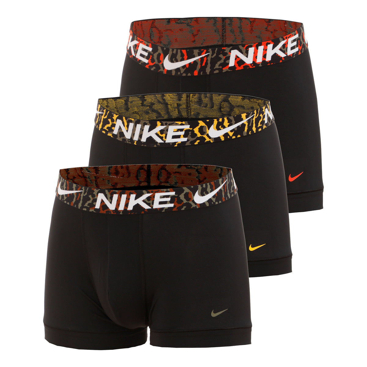 Nike Dri-Fit Essential Micro Trunk Caleçon Pack de 3 Hommes - gris