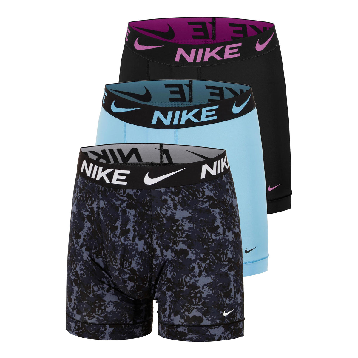 Nike Essential Micro Caleçon Pack de 3 Hommes - bleu foncé