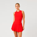 Ace Pocket Ribbed Débardeur tank top Femmes - rouge