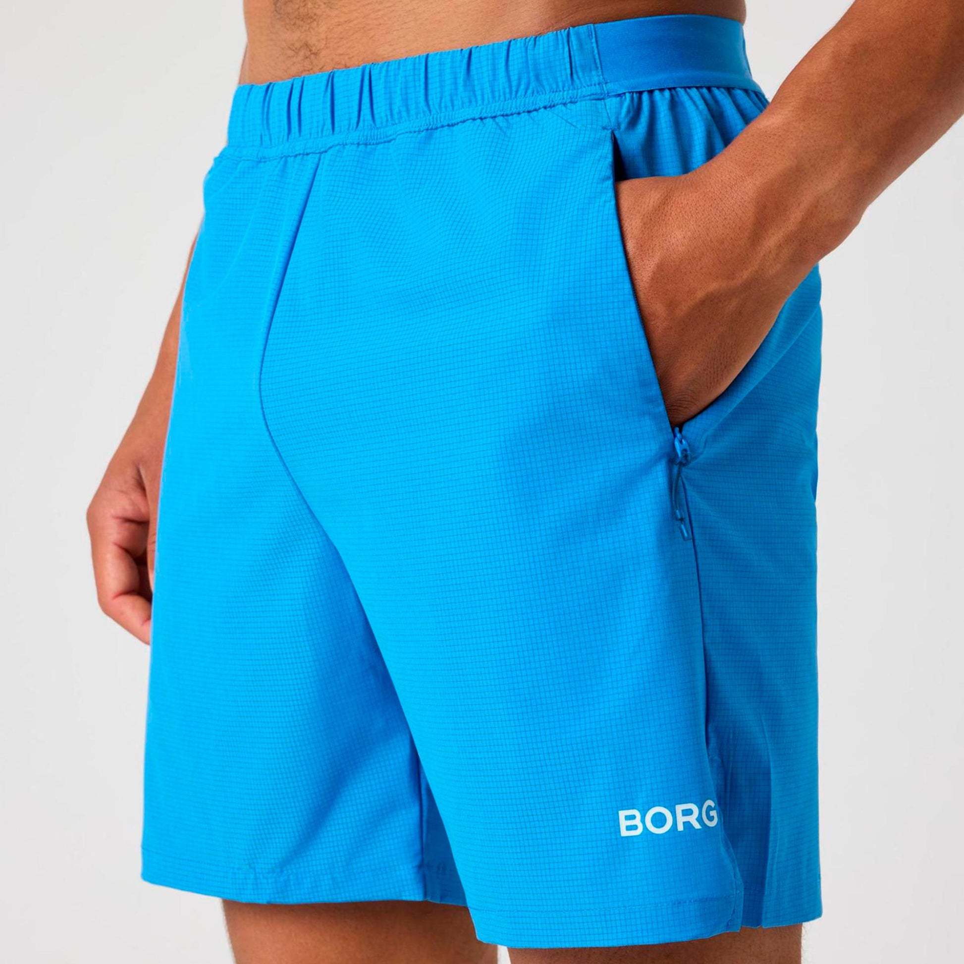 Björn Borg Borg Zip 7 Inch Shorts Hommes - bleu cobalt