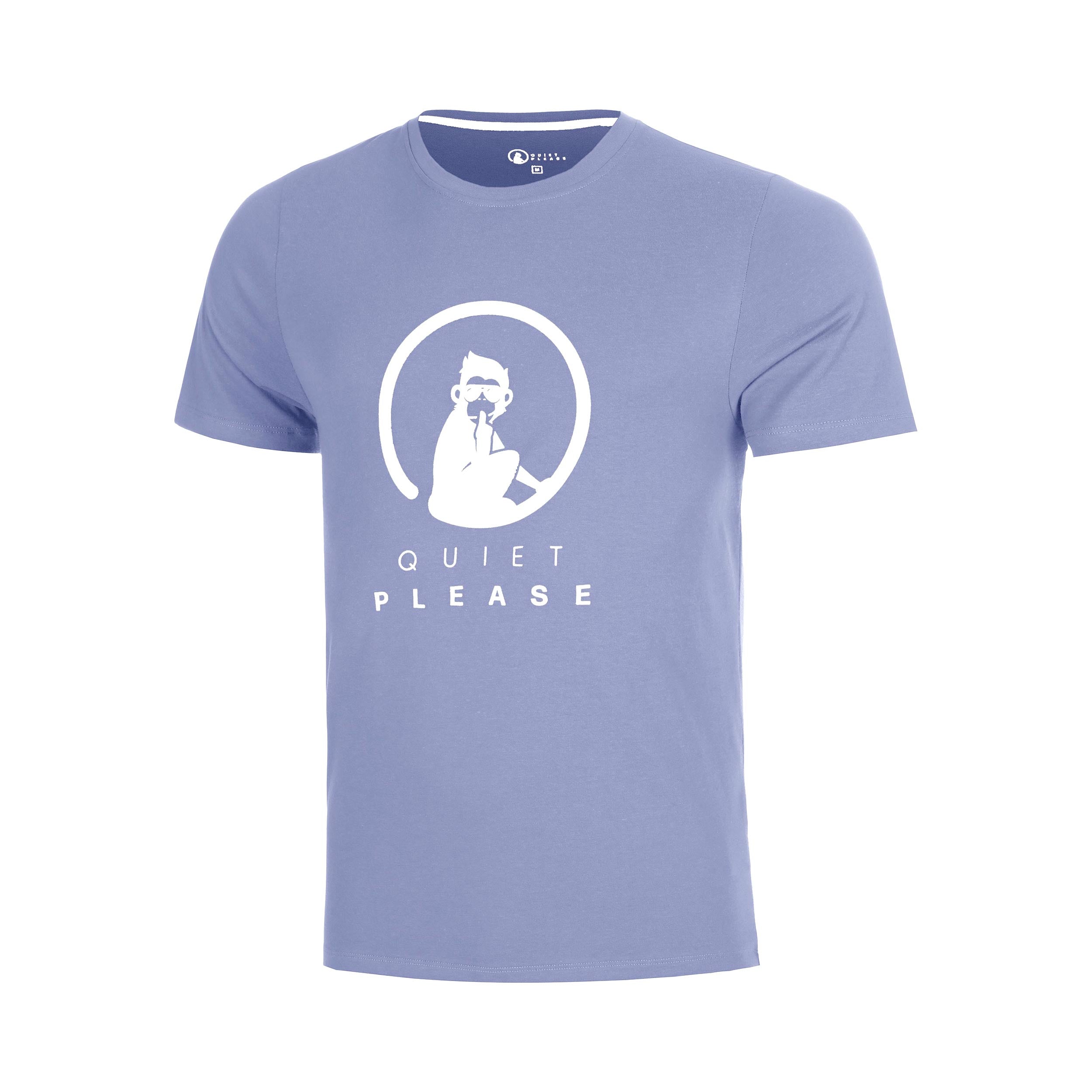 Quiet Please Glow Advantage Logo T-shirt Garçons - bleu