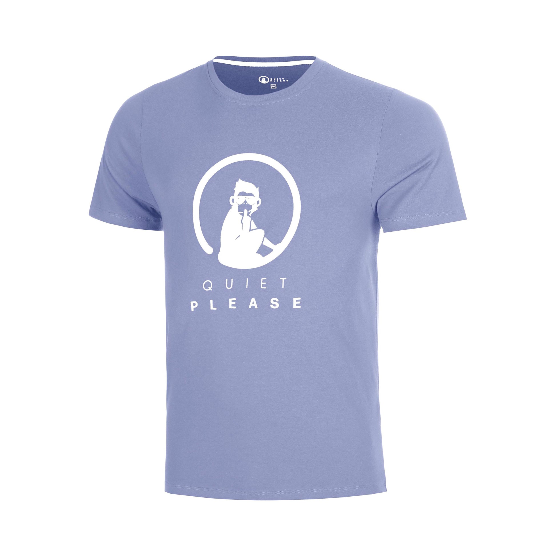 Quiet Please Glow Advantage Logo T-Shirt Jungen - blau