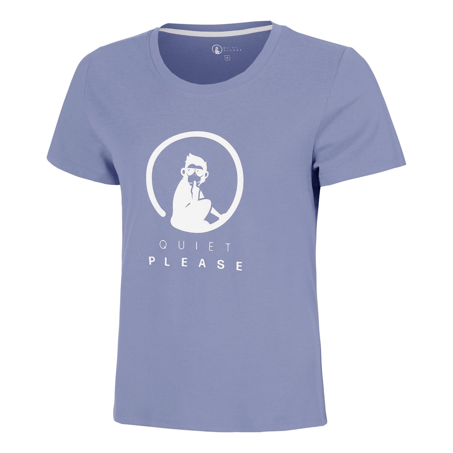 Quiet Please Glow Training Maglietta Donna - blu