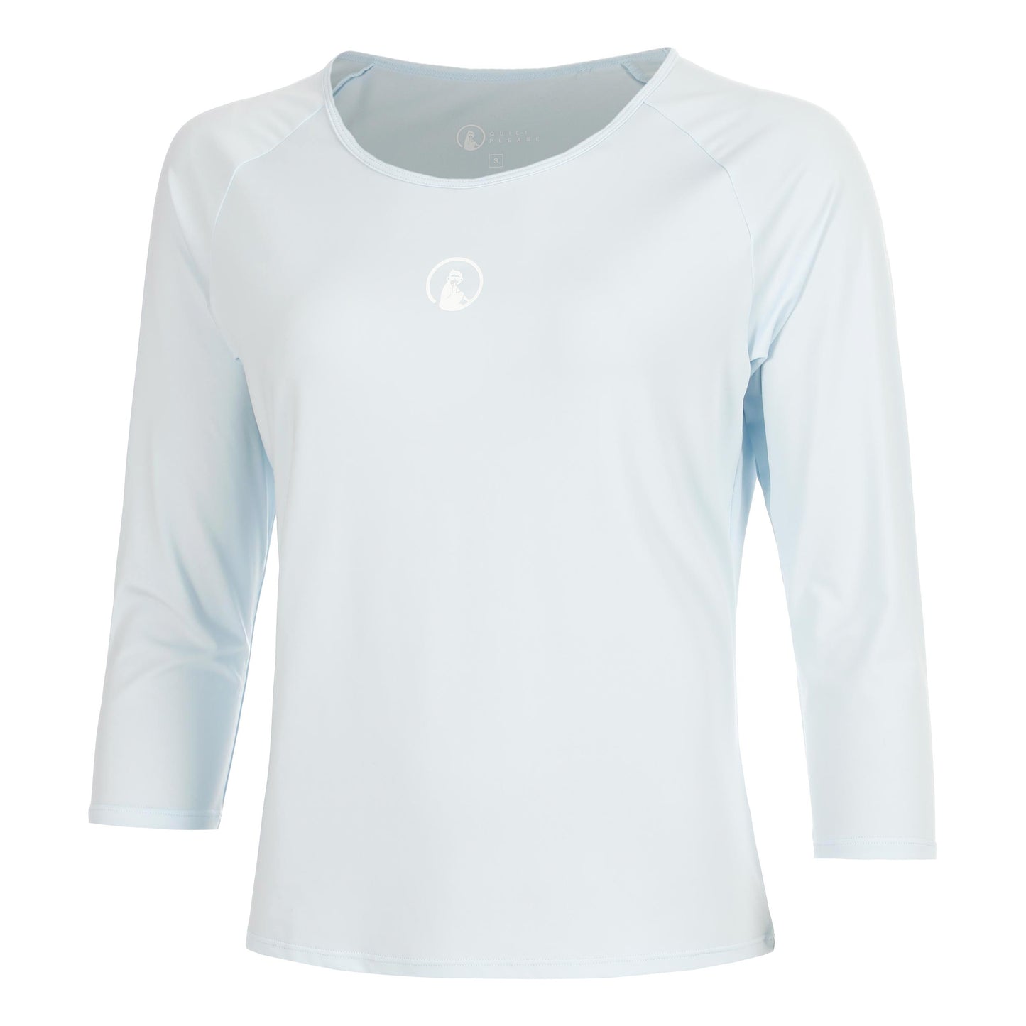 Quiet Please Memories Mixed Longsleeve Damen - hellblau