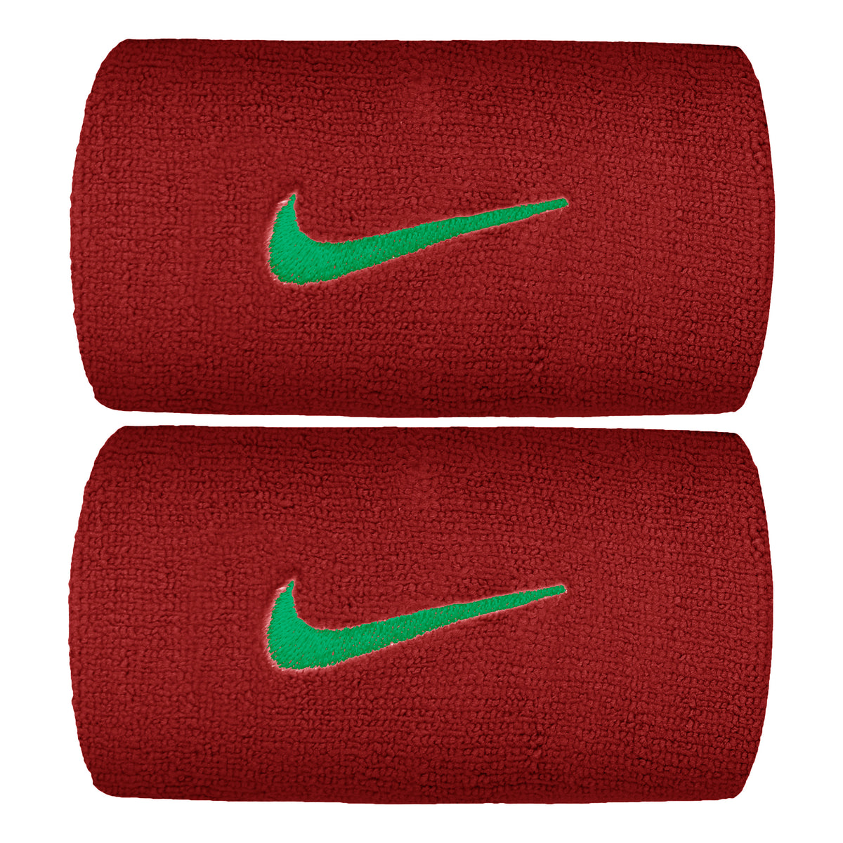Nike Premier DW Schweißband 2er Pack lang - dunkelrot, mint