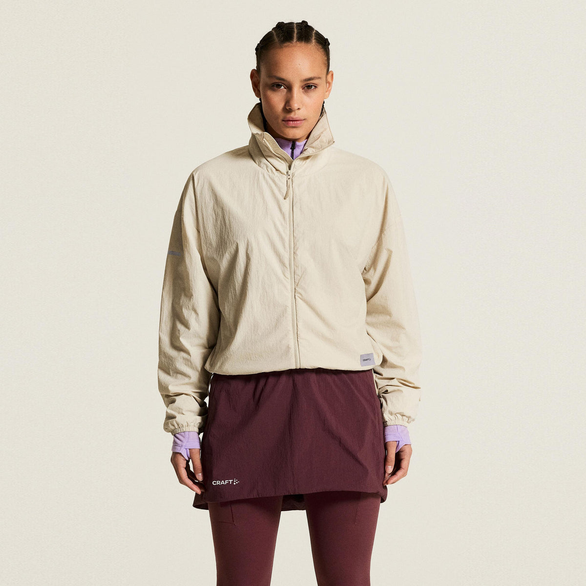 Craft SubZ Light Veste running Femmes - beige