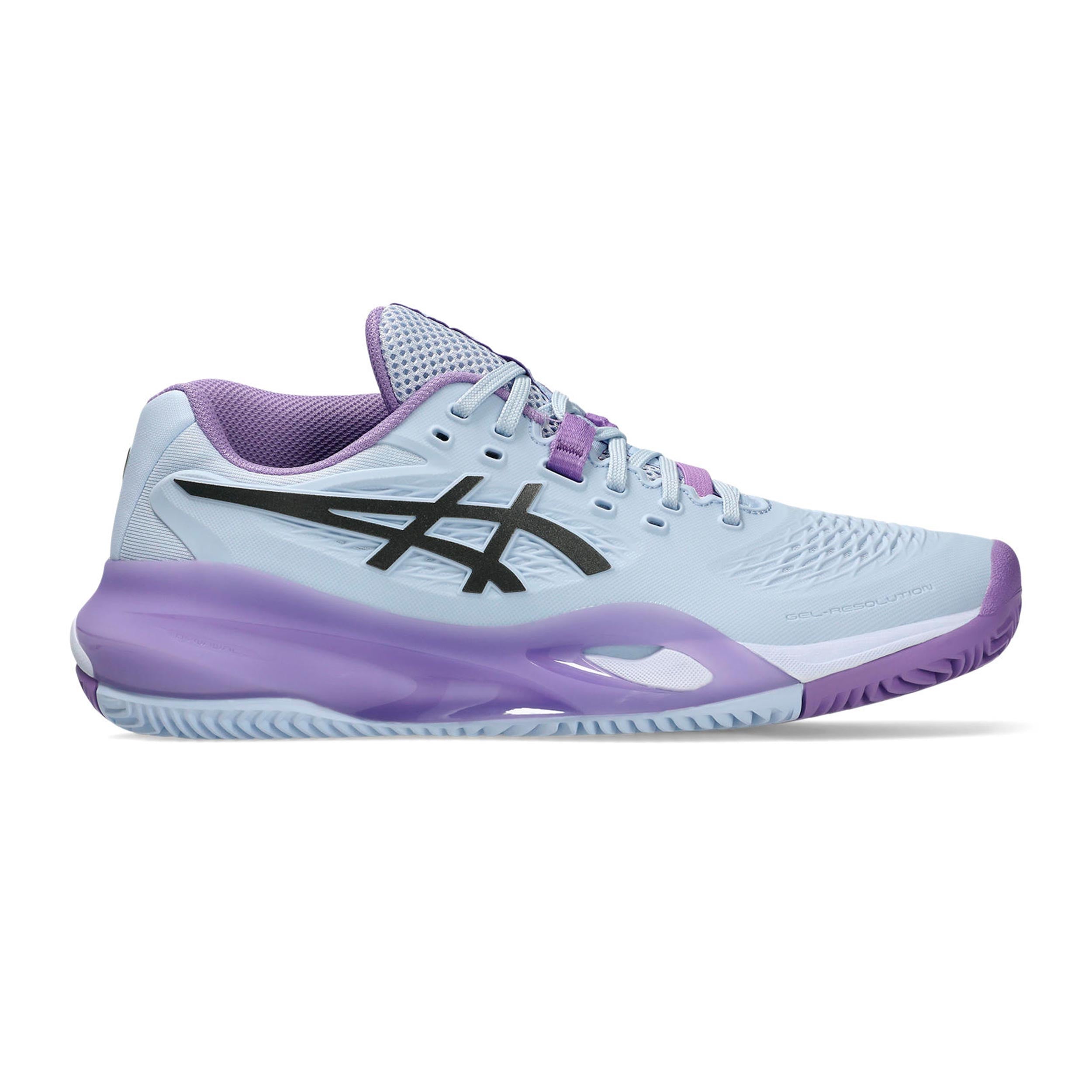 ASICS Gel-Resolution X Night Energy Scarpa per terra rossa Donna - blu chiaro, lilla