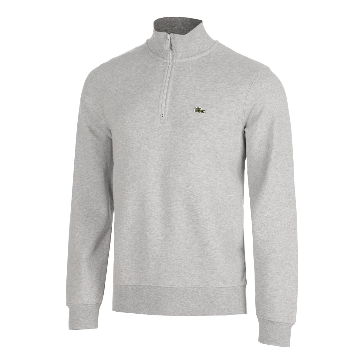 Lacoste High Neck Sweat-shirt Hommes - gris clair