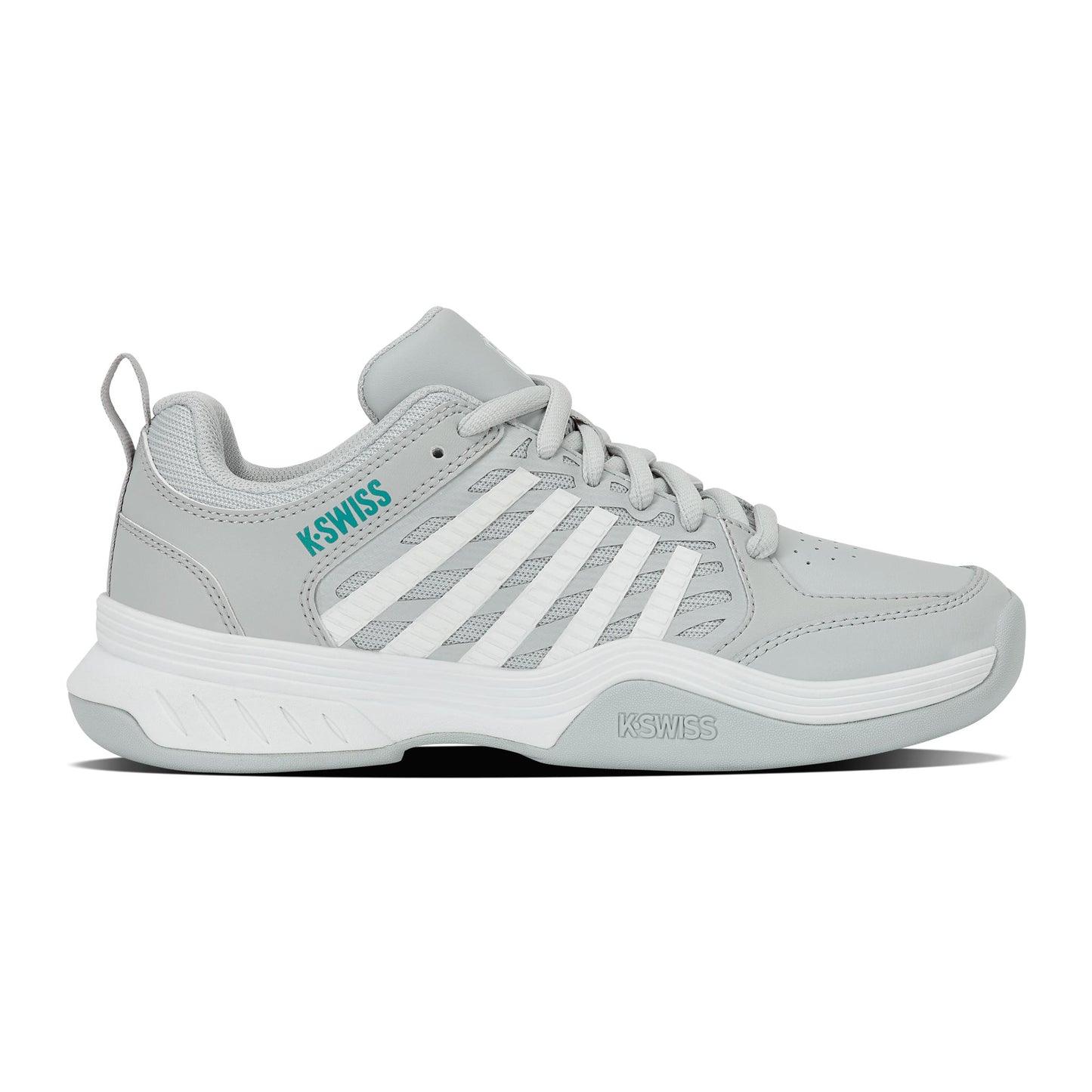 K-Swiss Court Express 2 Scarpa per tappeto Donna - grigio chiaro, bianco