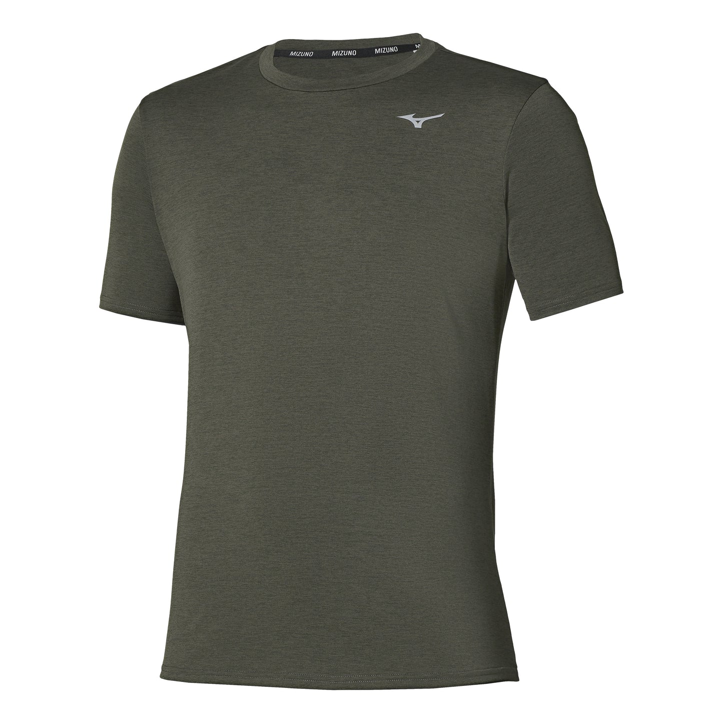 Mizuno Impulse Core Camicia da corsa Uomini - verde scuro
