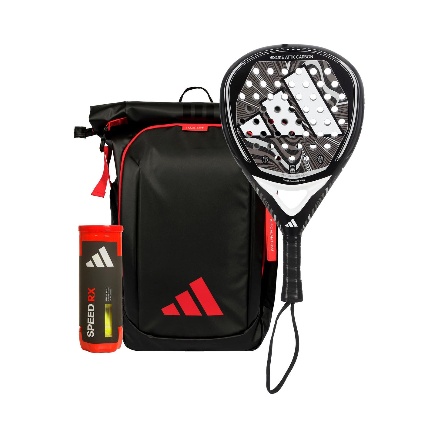 adidas Pack de 3 Bisoke Attk Carbon