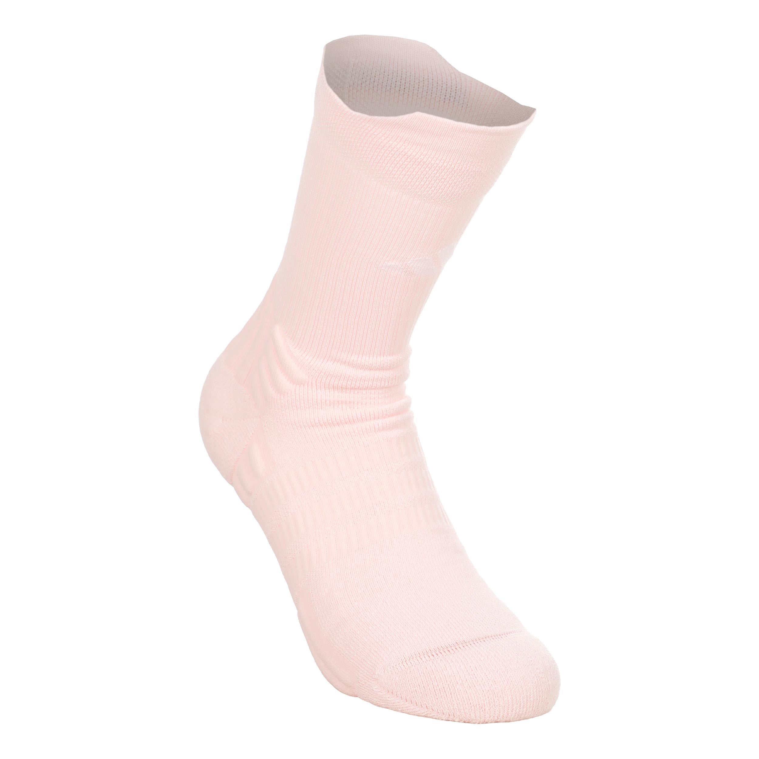 adidas Crew Tennissocken Unisex - pastellrosa, weiß