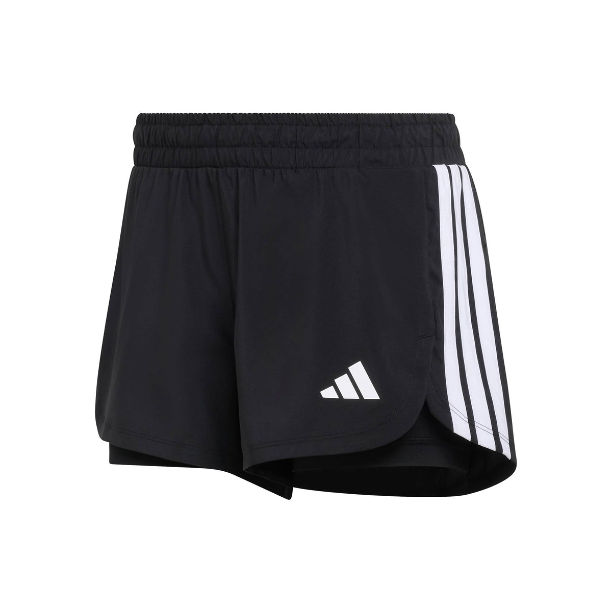 adidas Pacer 2In1 Pantaloncini Donna - nero, bianco