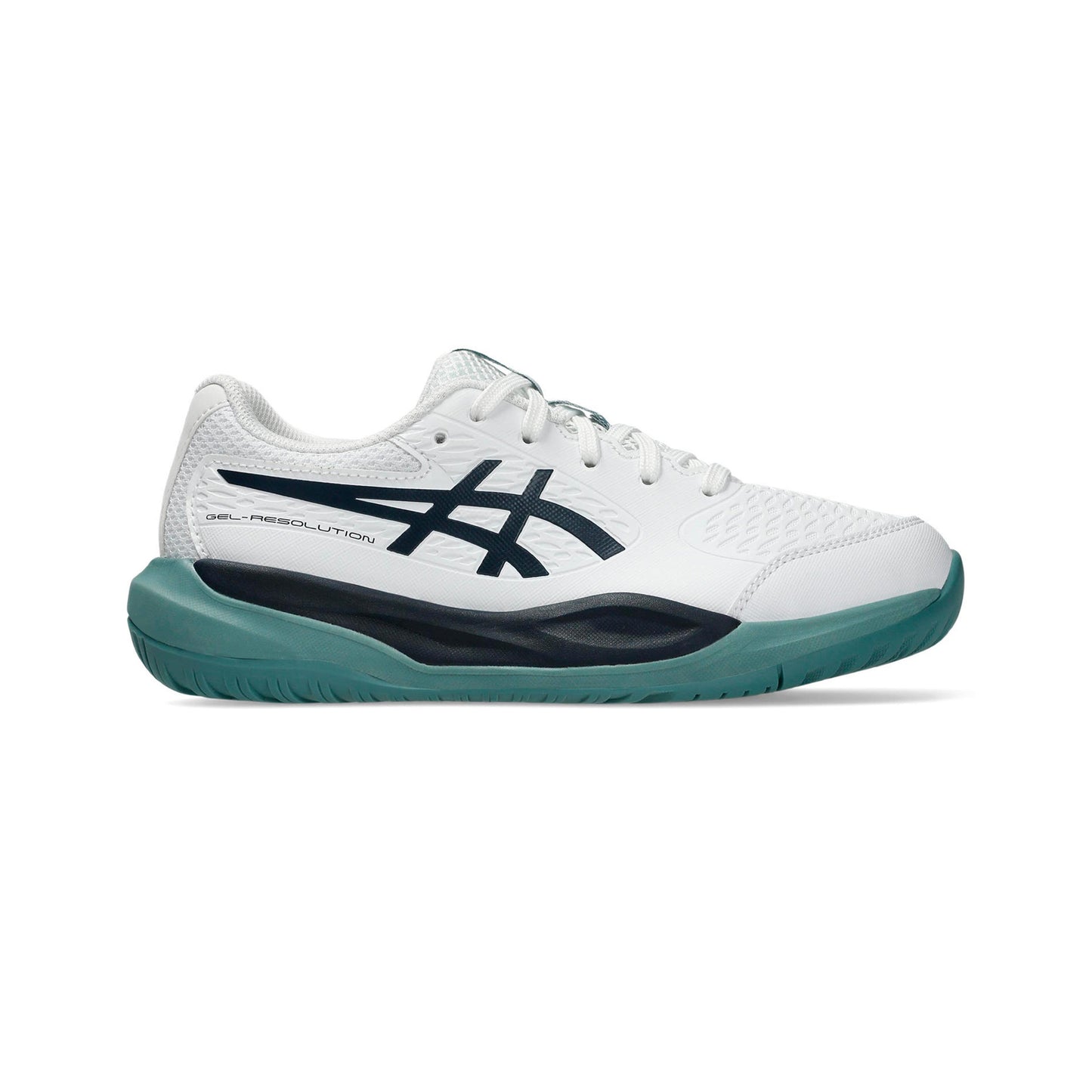 ASICS Gel-Resolution X GS Allcourtschuh Kinder - weiß, petrol