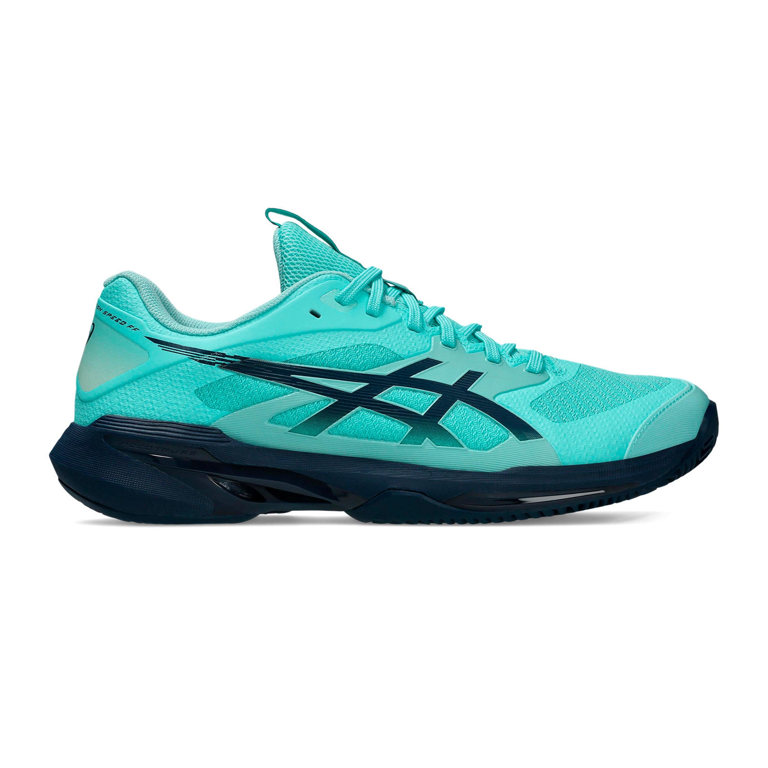 ASICS Solution Speed FF 4 Scarpa per terra rossa Uomini - menta, blu scuro