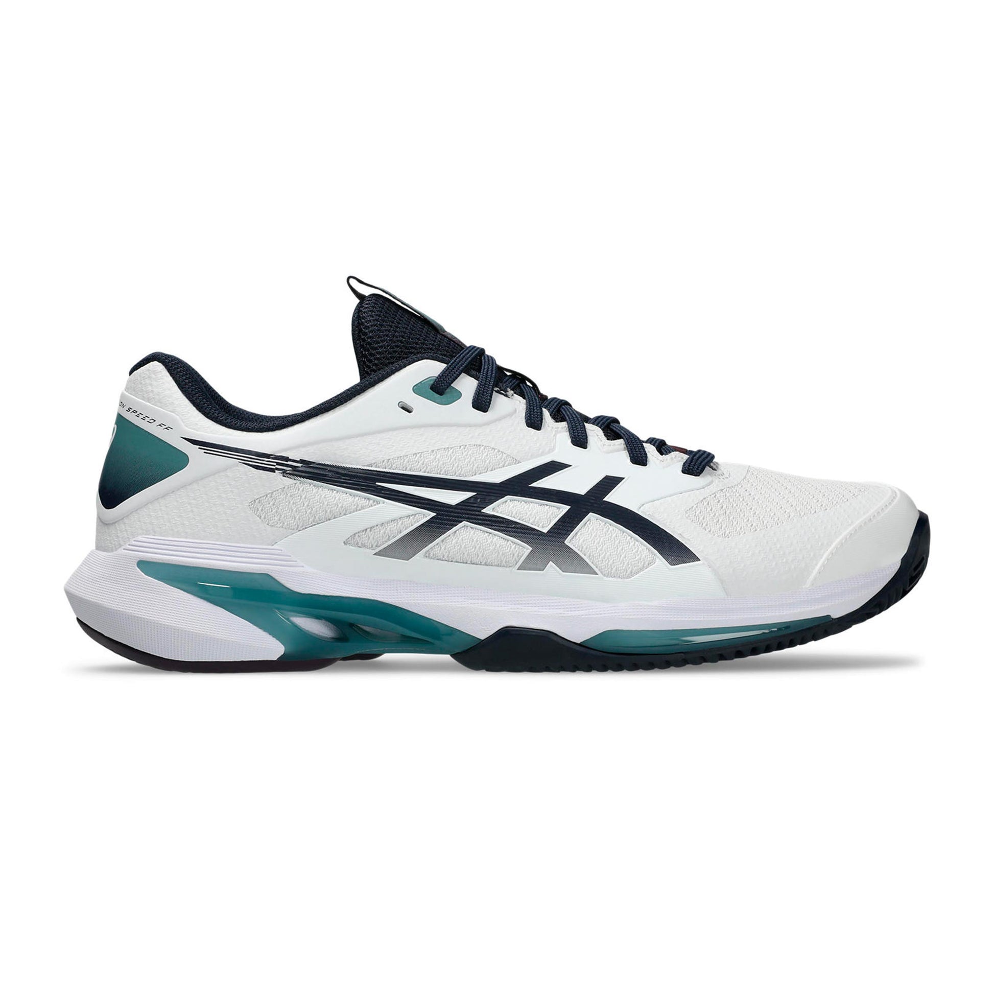 ASICS Solution Speed FF 4 Scarpa per terra rossa Uomini - bianco, blu notte