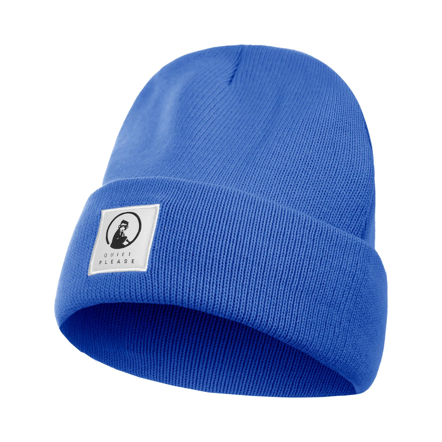 Quiet Please Get Warm Bonnet Unisex-bleu foncé