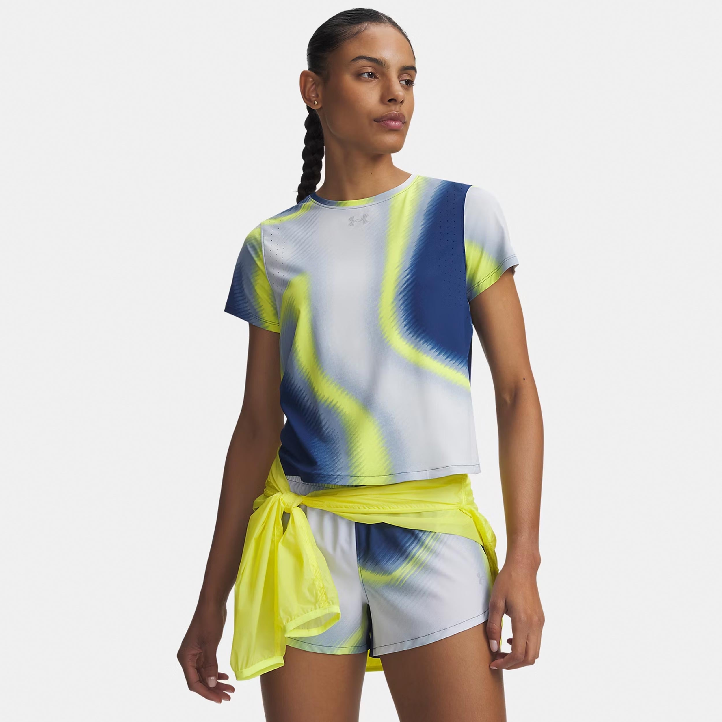 Under Armour Velociti Pro Print  Maillot de course Femmes - bleu, multicouleur