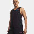 Velociti Elite Singlet Camicia da corsa Uomini-nero, rosa