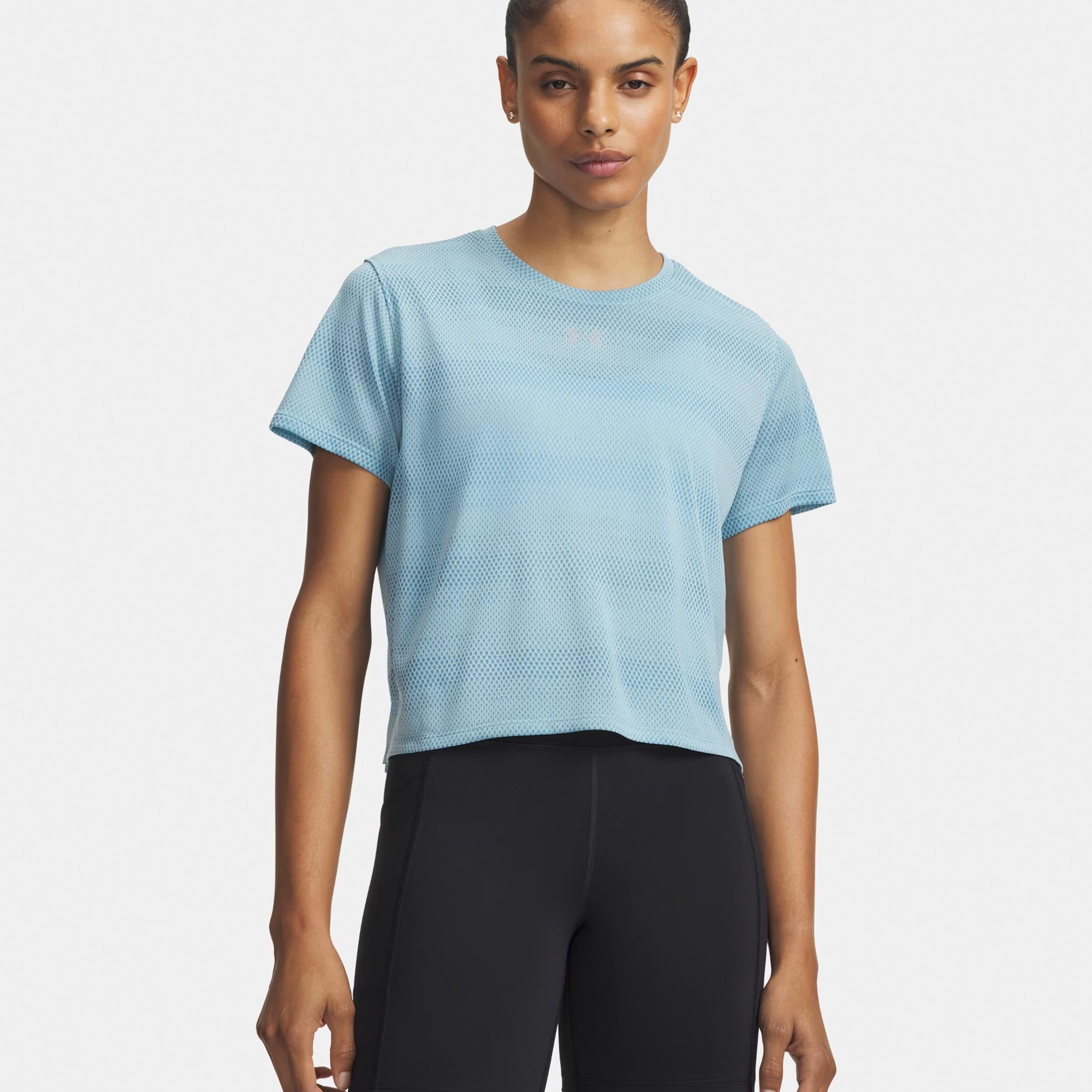 Under Armour Velociti  Camicia da corsa Donna - blu chiaro, argento