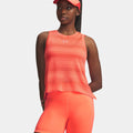 Velociti Singlet Maillot de course Femmes-orange, argent