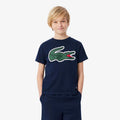 T-shirt Enfants - bleu foncé, vert