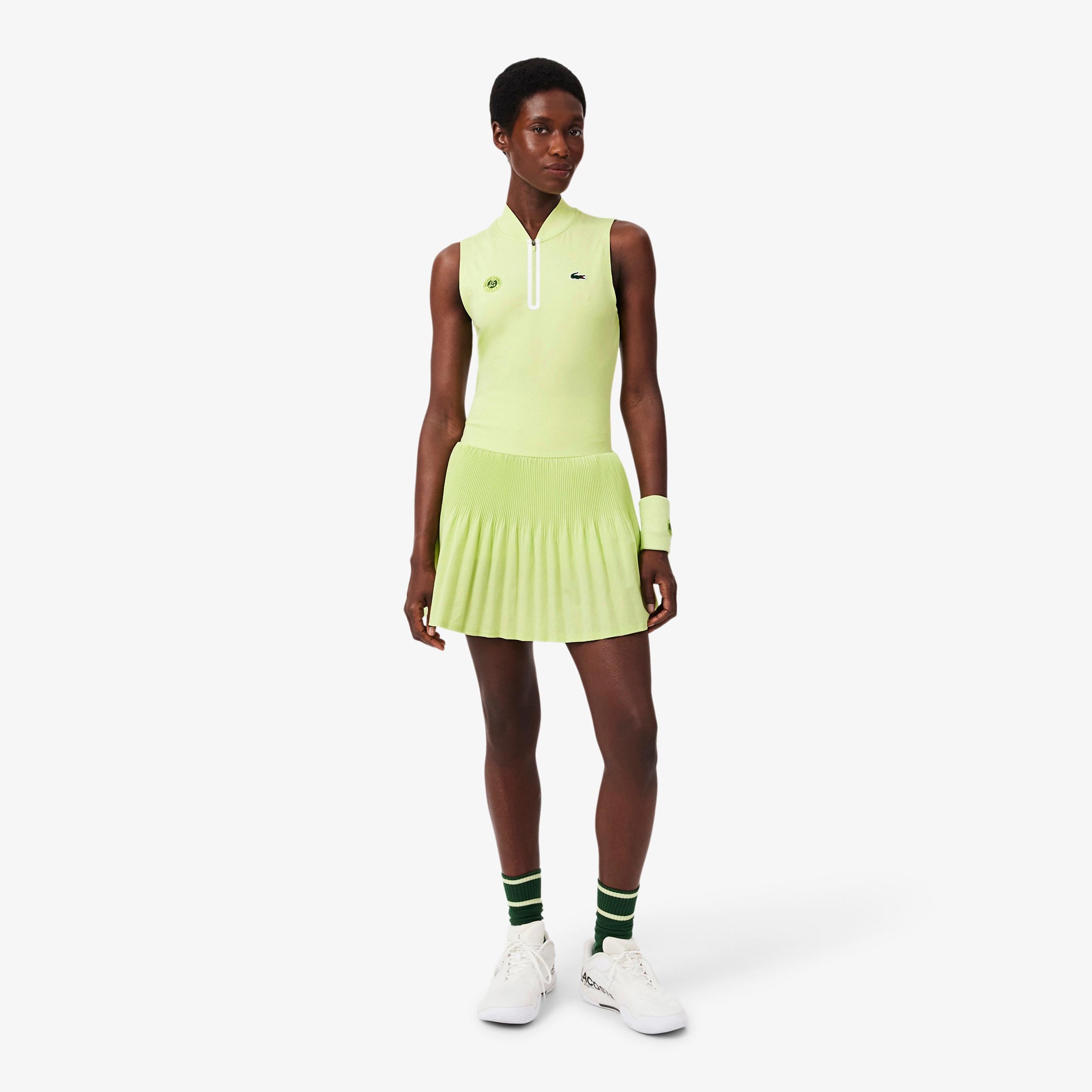 Lacoste Robe Femmes - jaune lemon