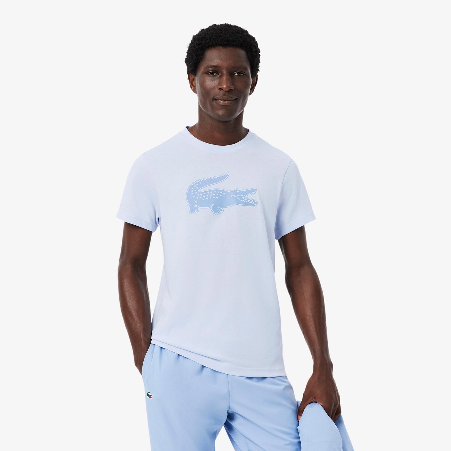 Lacoste T-Shirt Herren - hellblau, blaugrau