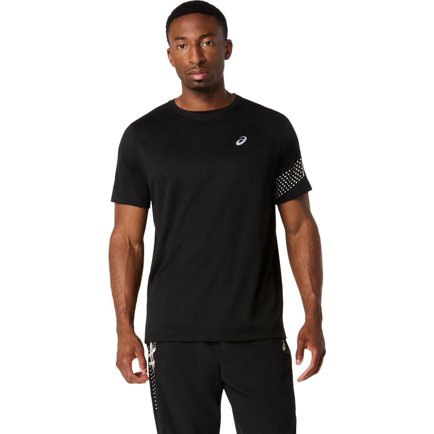 ASICS Icon  Camicia da corsa Uomini - nero, crema
