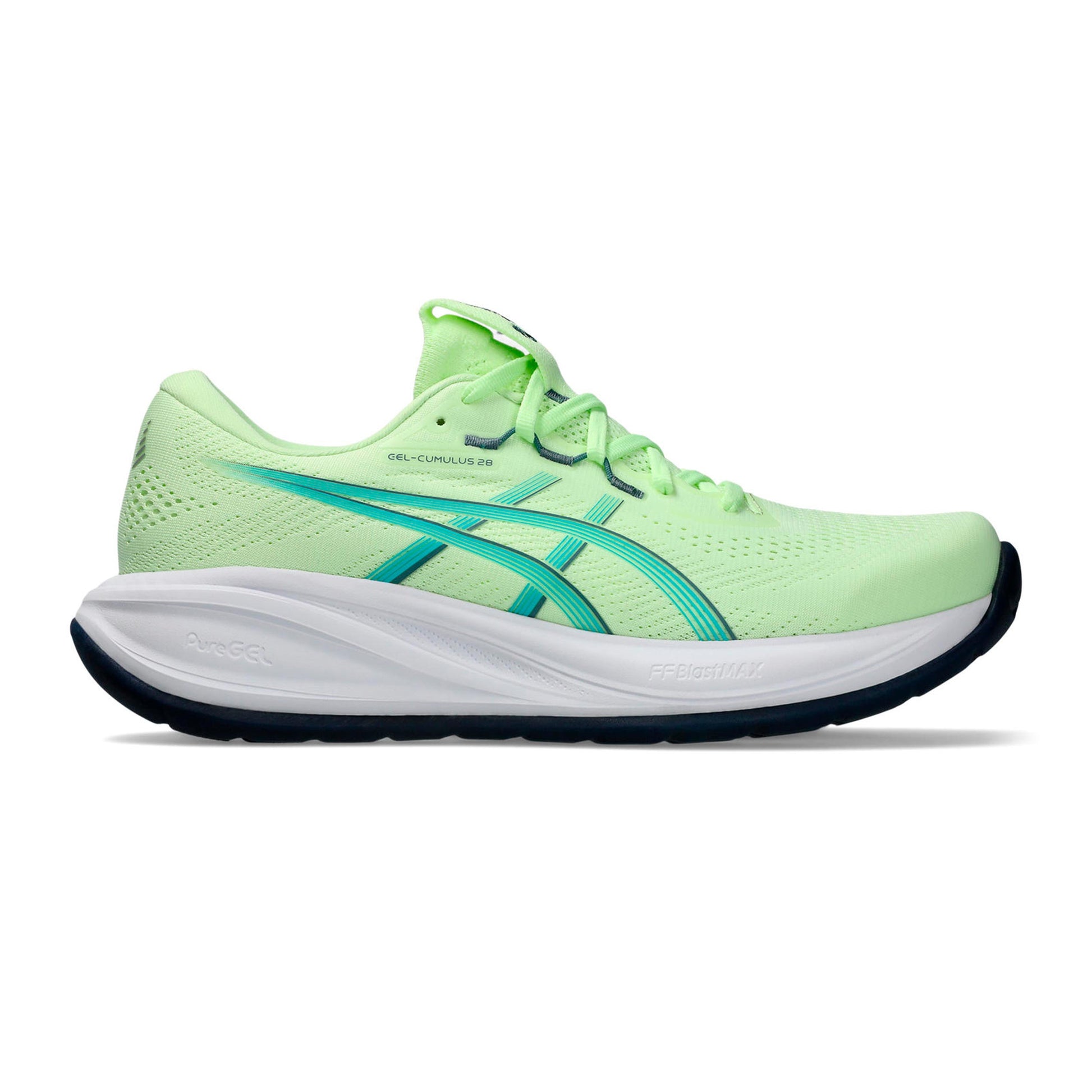 ASICS GEL-CUMULUS 28 Scarpe neutrali Uomini - giallo neon, turchese