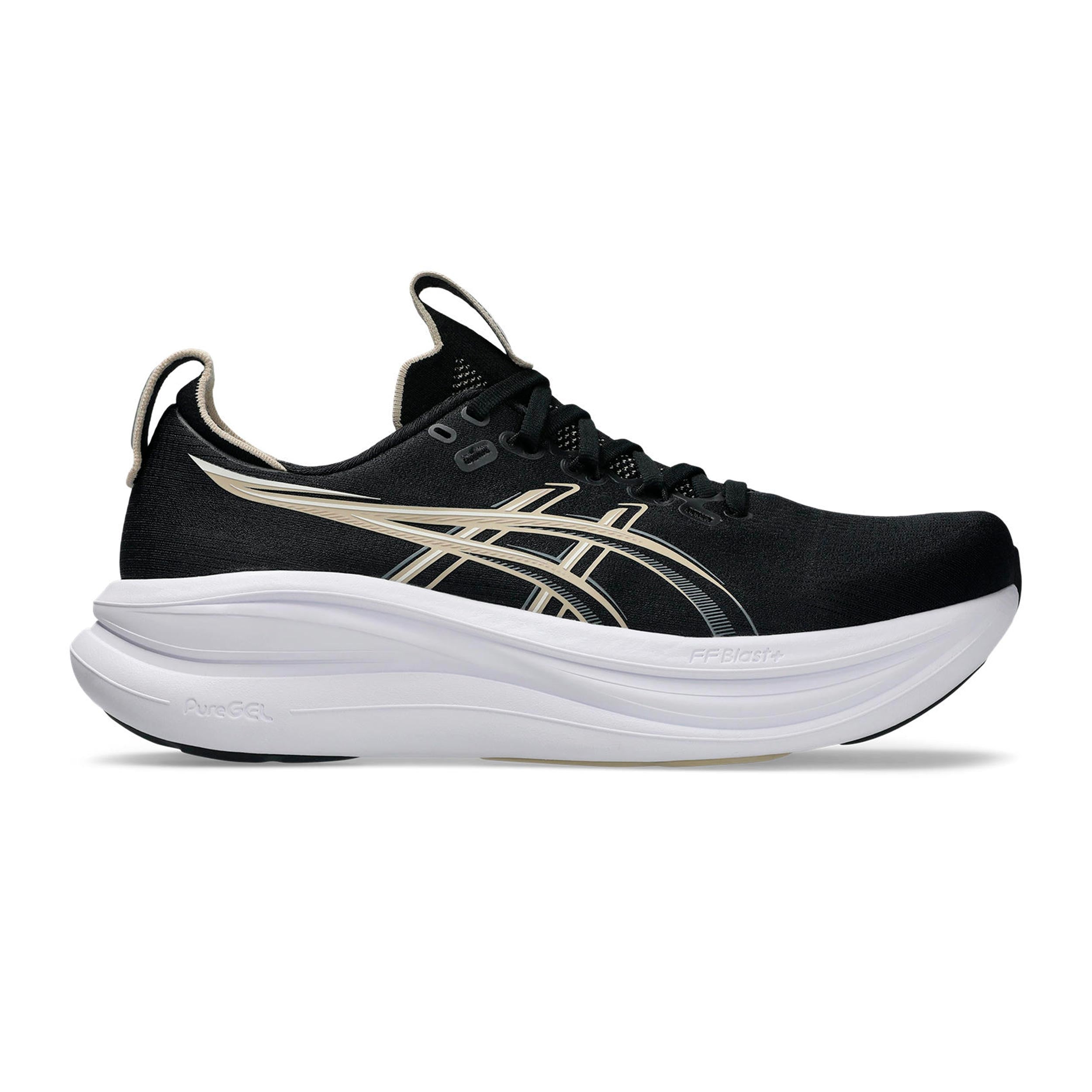 ASICS GEL-NIMBUS 28 Scarpe neutrali Uomini - nero, crema